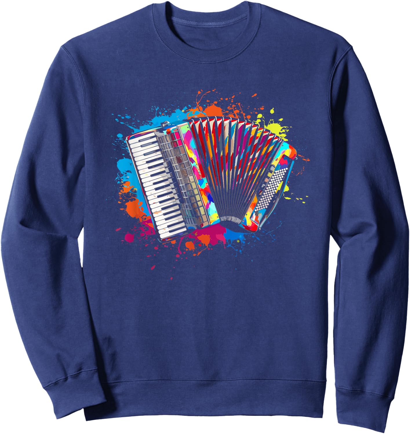 Accordéon Instrument Folklorique - Musique Accordéon Sweatshirt - Sweatshirt | Navy