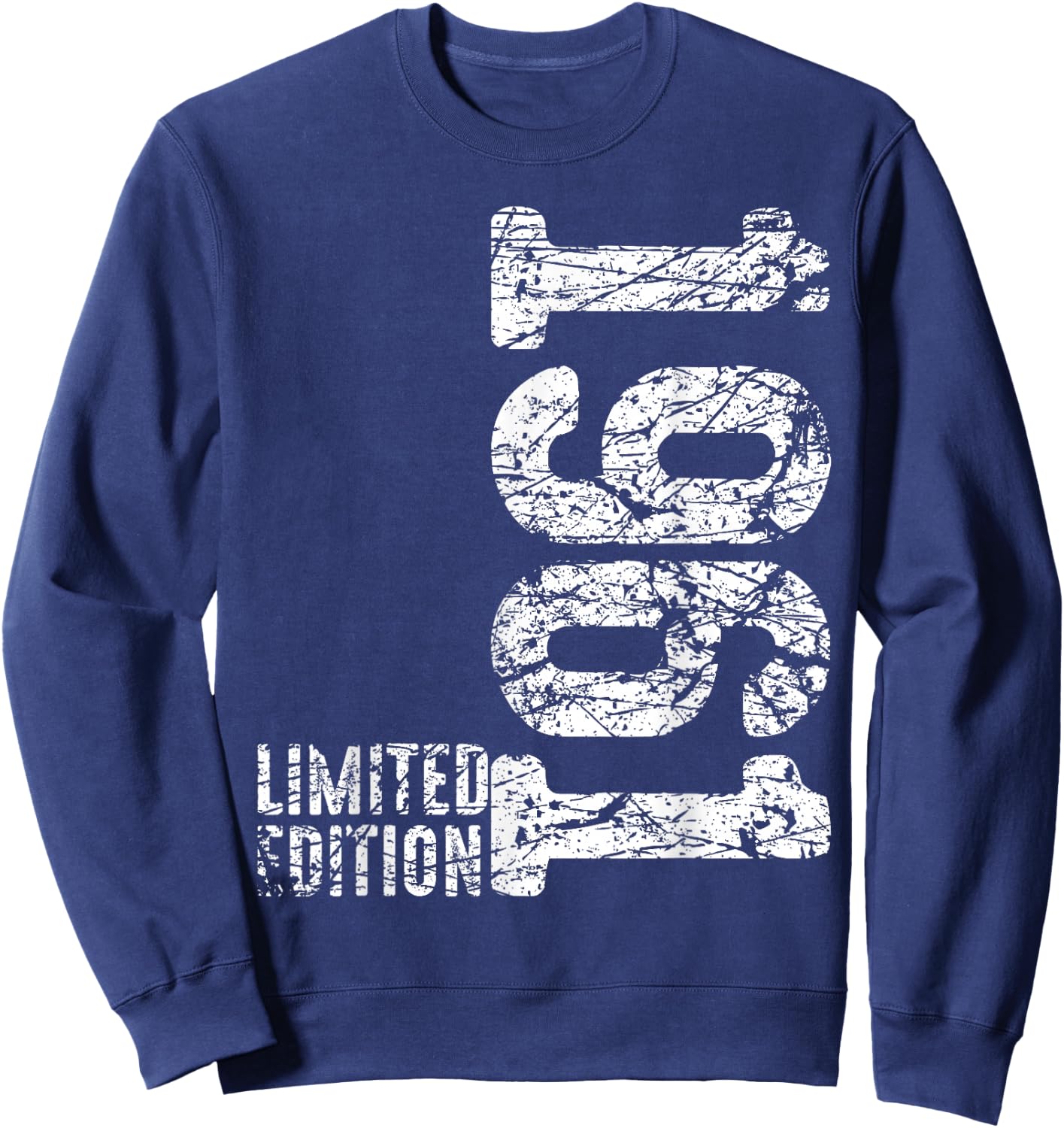 61st Birthday Ladies 61 Years 1961 Funny Gift , black, s Sweatshirt - Sweatshirt | Navy