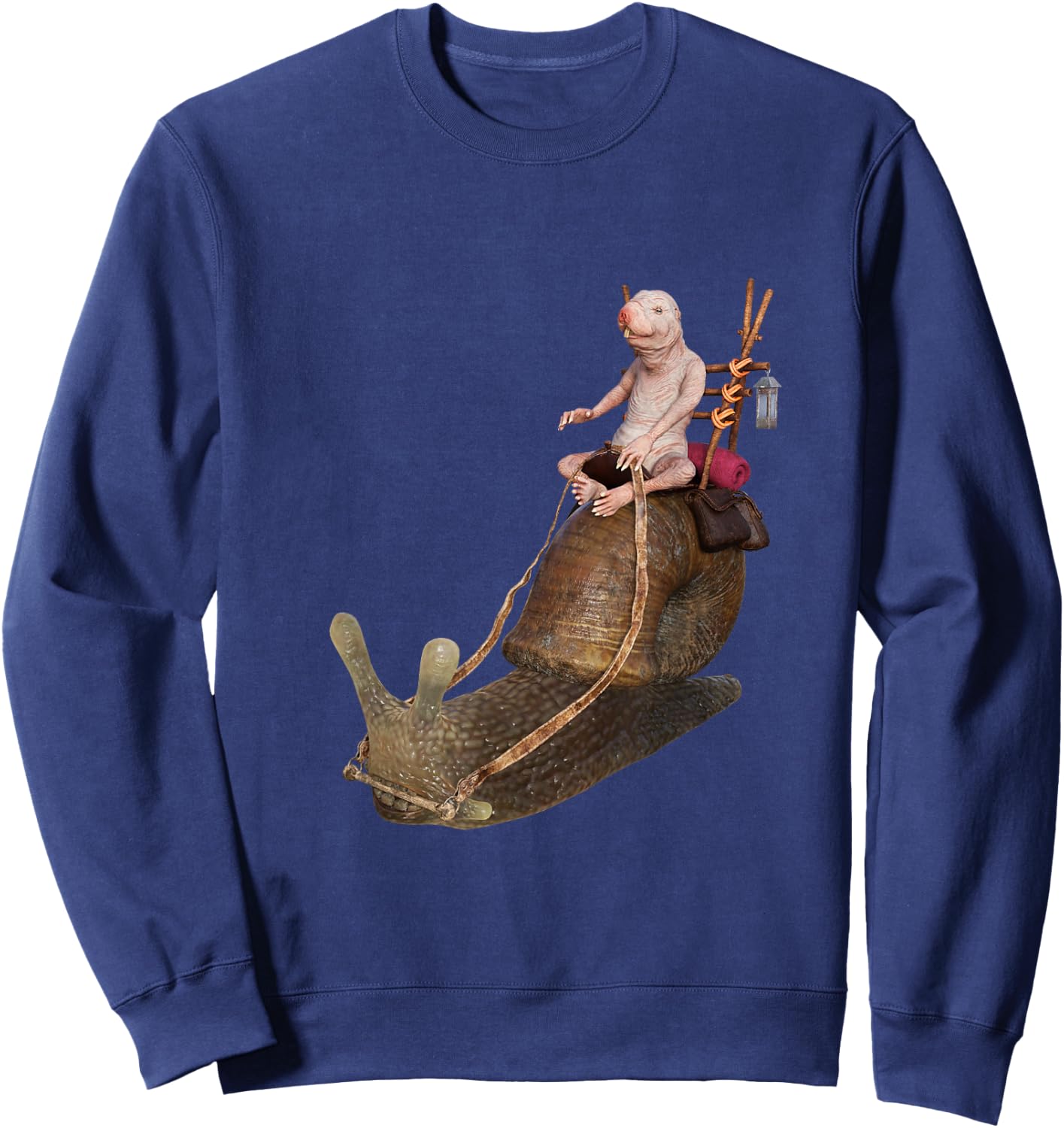 I Just Really Like Naked Moles Ok? Funny Naked Mole Rat Sweatshirt - Sweatshirt | Navy
