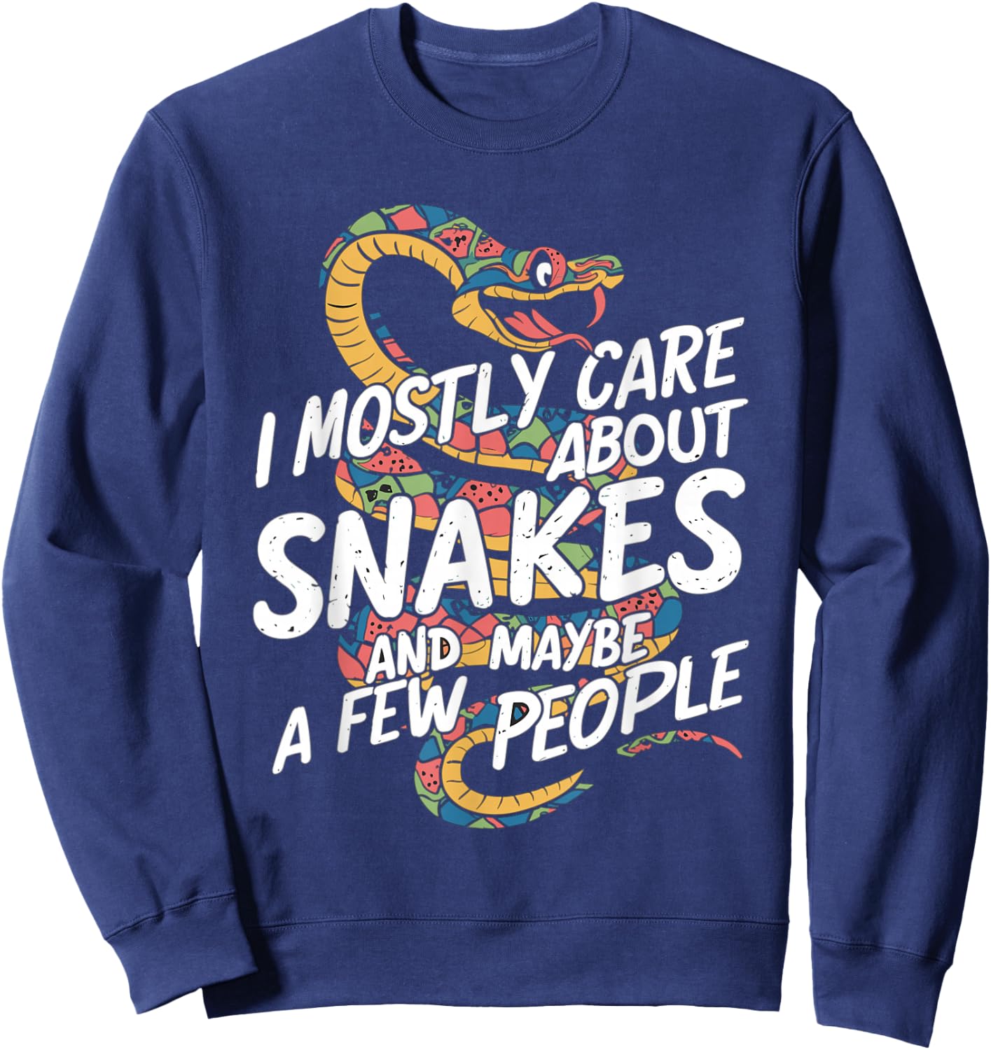 Funny Snakes Sweatshirt - Sweatshirt | Navy