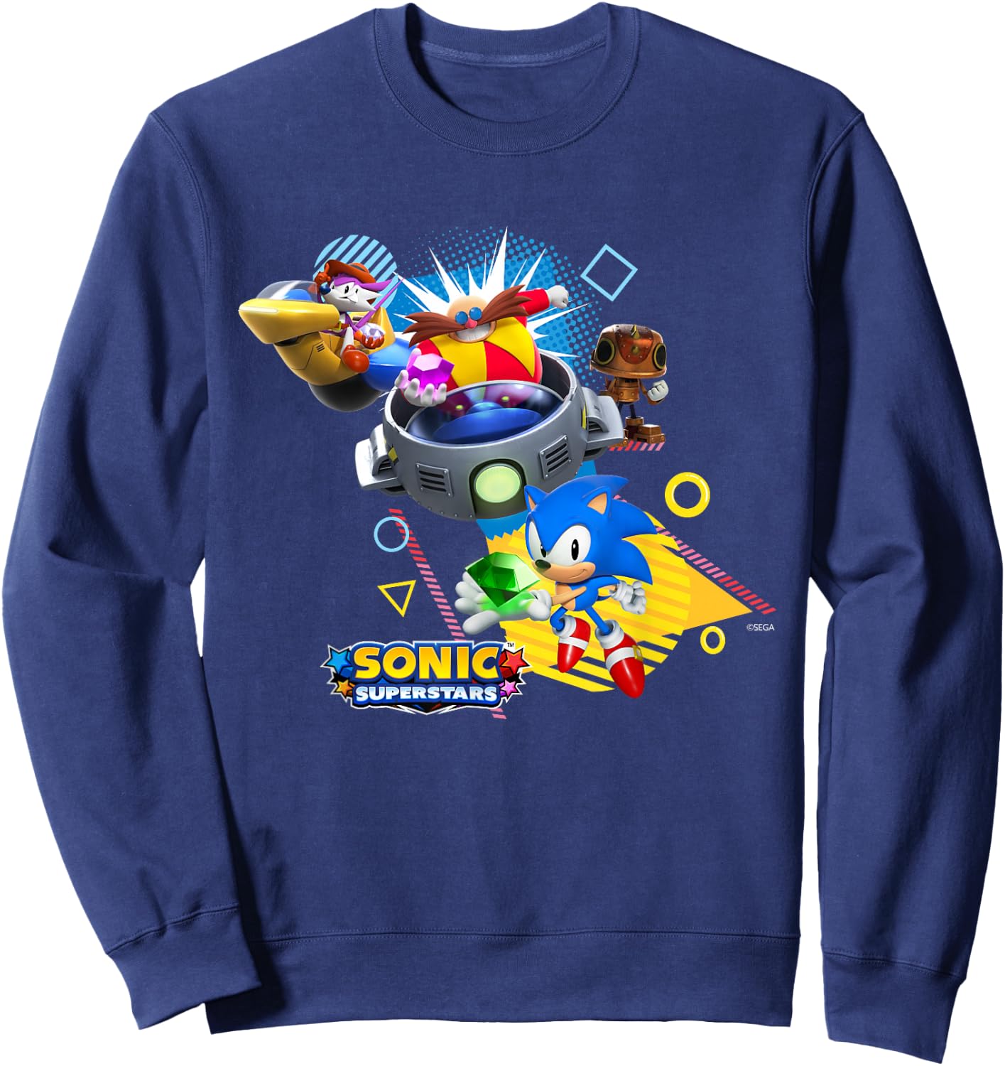 Sonic The Hedgehog, Sonic Superstars - Game Over Sweatshirt - Sweatshirt | Navy