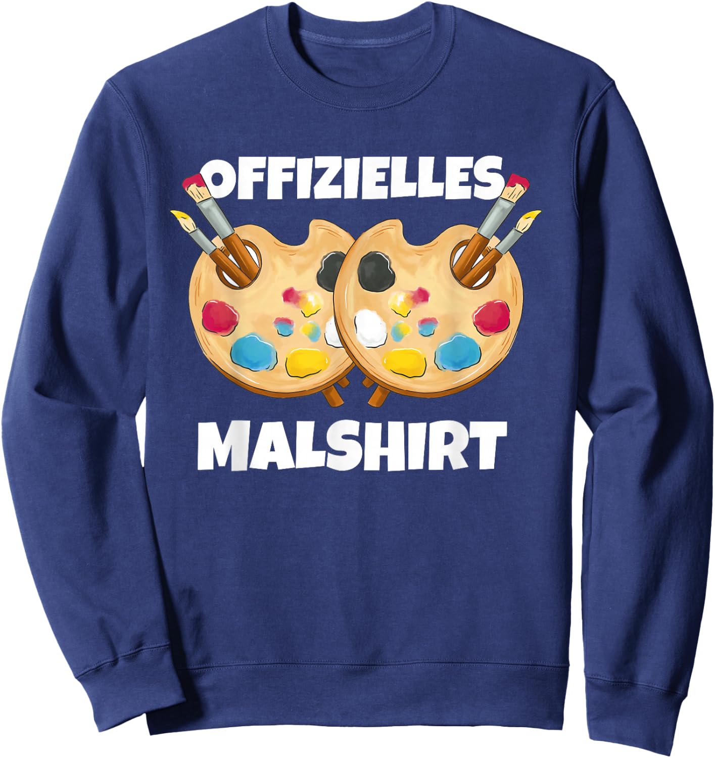 Offizielles Malshirt Zeichnen Kunst Farben Lehrer Unterricht Sweatshirt - Sweatshirt | Navy