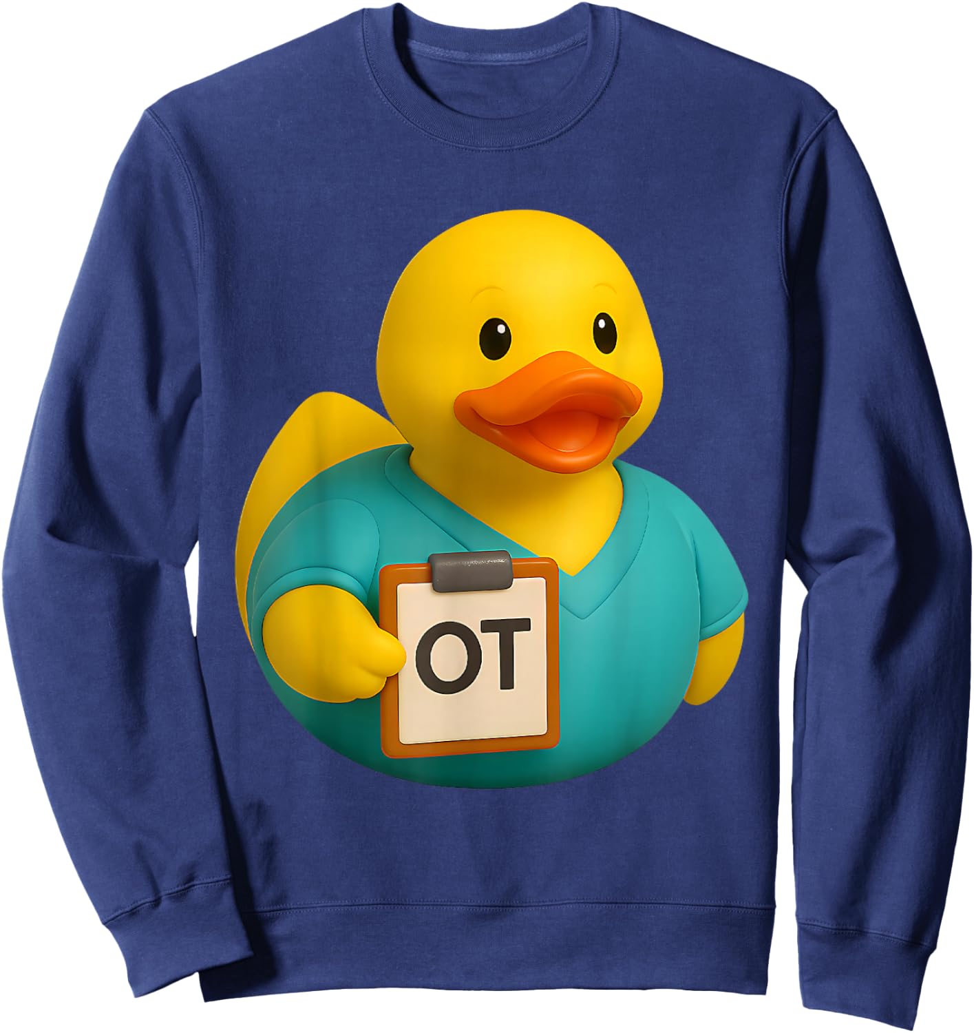 Rubber Duck Occupational Therapist OT Ducky Duckie Sweatshirt - Sweatshirt | Navy