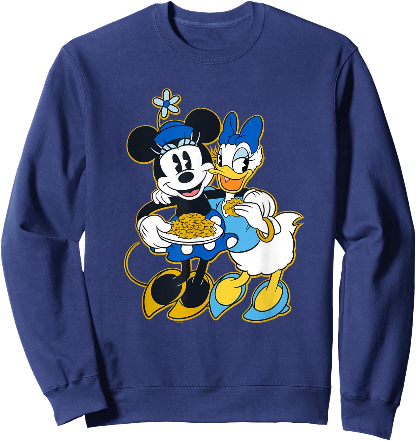 Disney Minnie Mouse & Daisy Duck Happy Hanukkah Sweatshirt - Sweatshirt | Navy