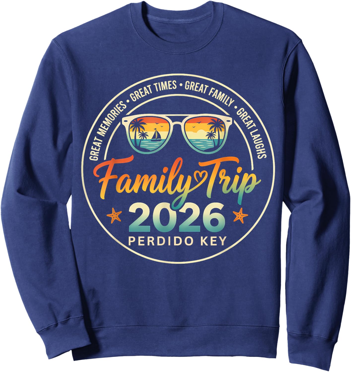 Perdido Key Weekend 2026 Family Trip 2026 Summer Vacation Sweatshirt - Sweatshirt | Navy