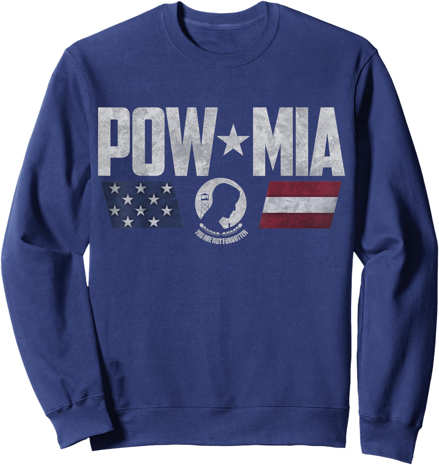 POW/MIA Logo Sweatshirt - Sweatshirt | Navy