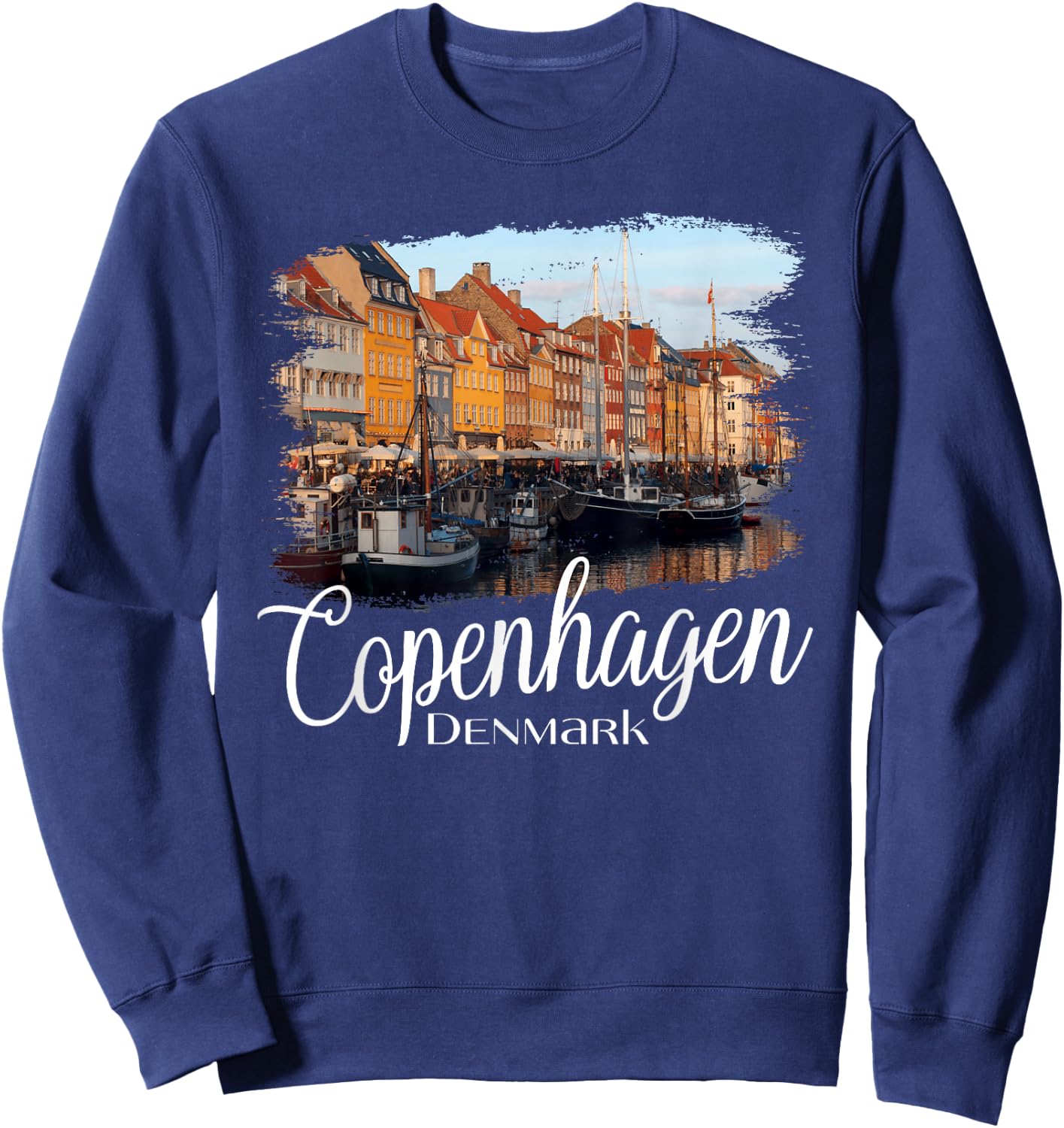 Copenhagen Denmark Souvenir / Copenhagen Sweatshirt - Sweatshirt | Navy