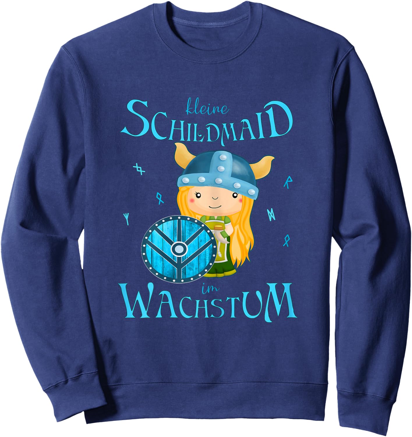 Kleine Schildmaid im Wachstum - Lagerthas Wikinger Mädchen Sweatshirt - Sweatshirt | Navy