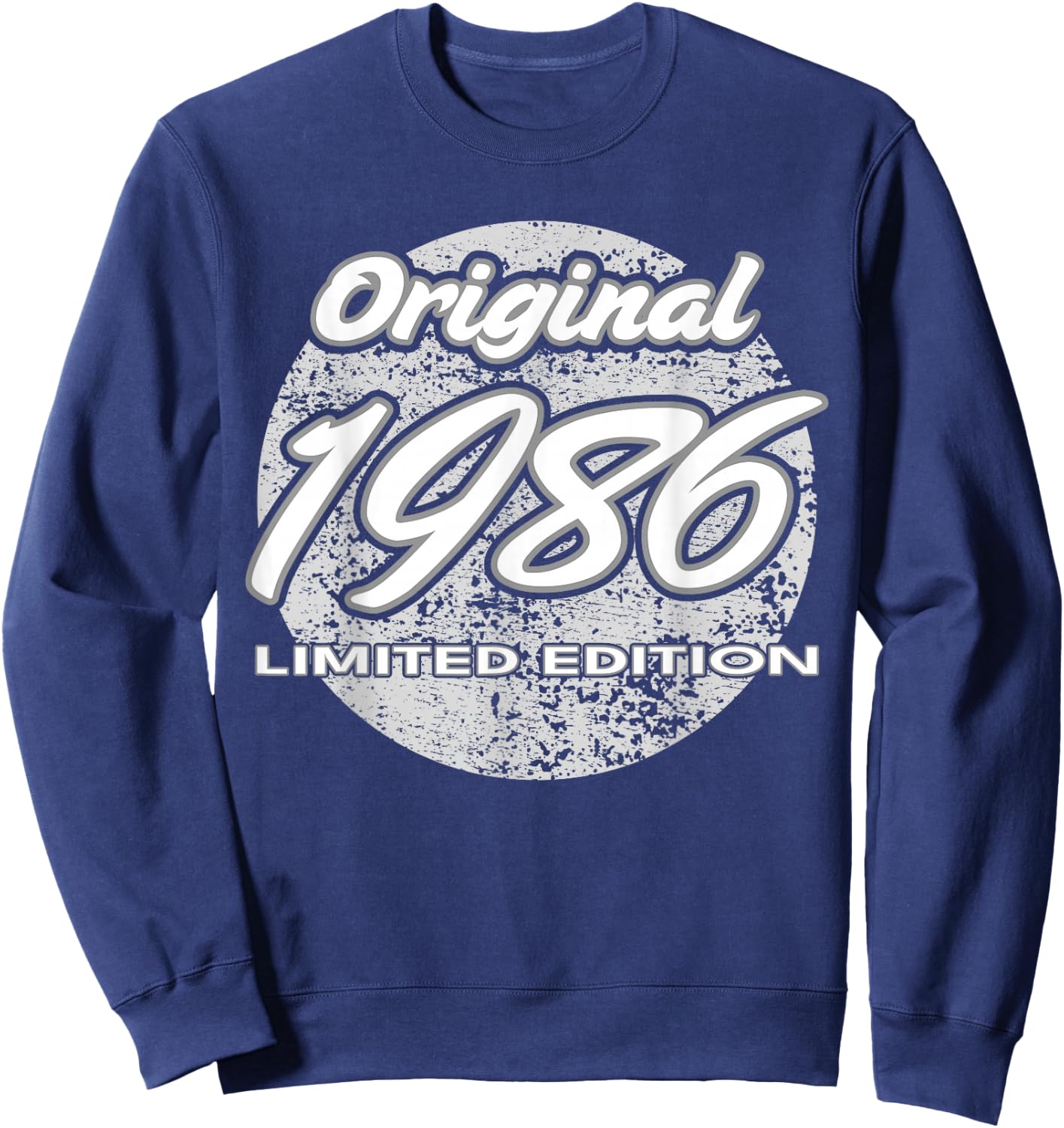 40e Anniversaire Homme Femme 40 Ans 1986 Cadeau drôle Sweatshirt - Sweatshirt | Navy