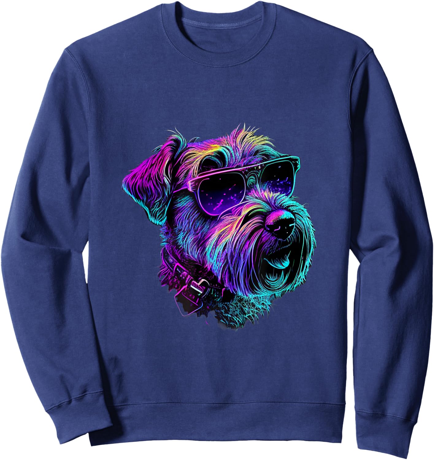 Soft Coating Wheaten Terrier Dogs Sweatshirt - Sweatshirt | Navy