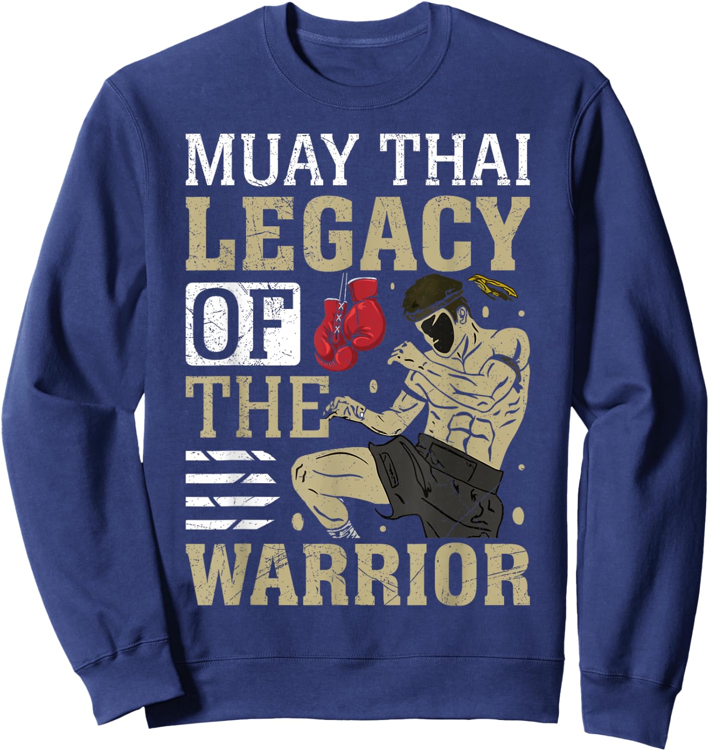 Muay Thai Legacy of the Warrior Muay Thai Sweatshirt - Sweatshirt | Navy