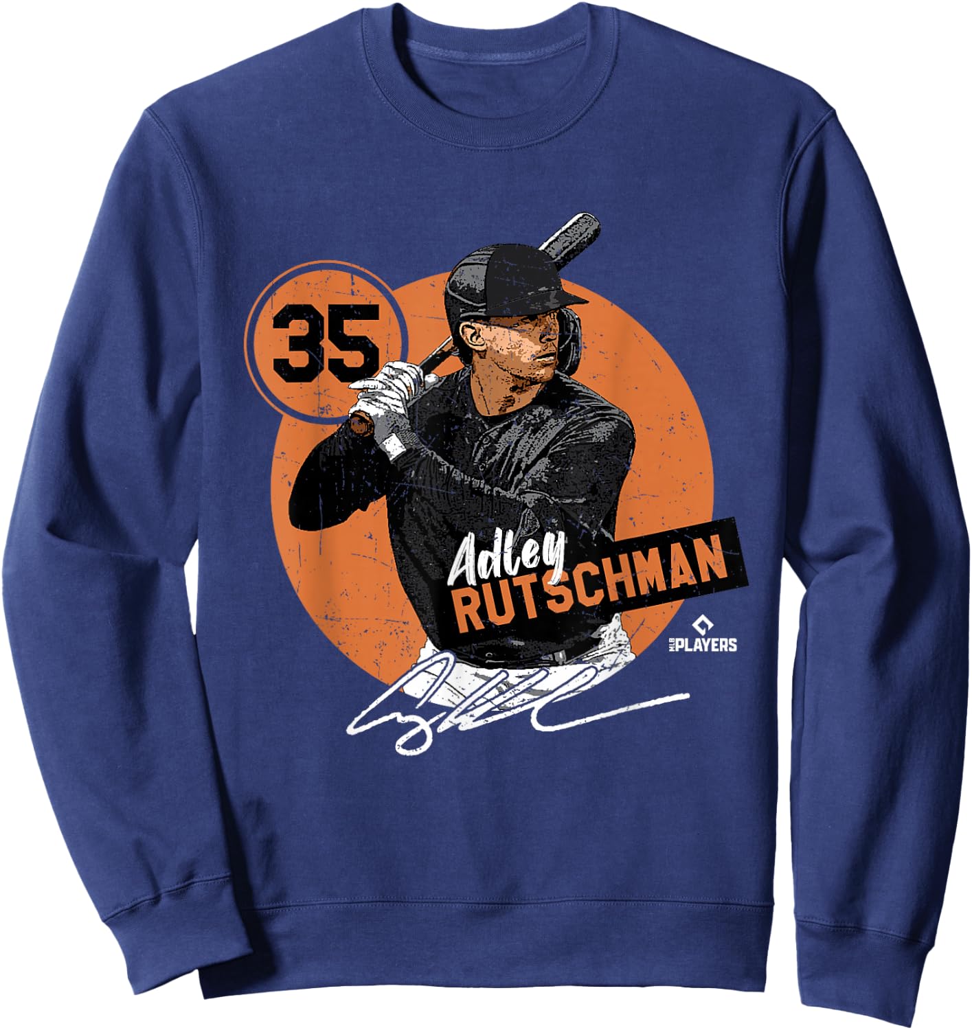 Adley Rutschman | Baltimore | MLB Players | MLBRUTS3002 Sweatshirt - Sweatshirt | Navy