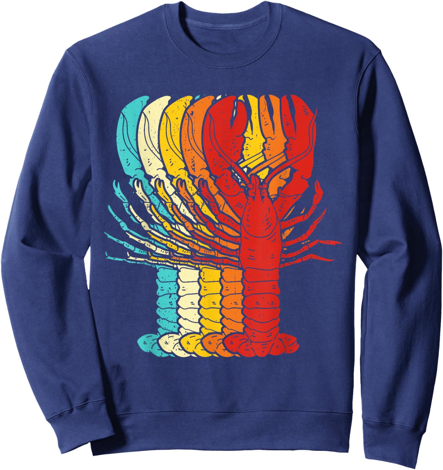 Vintage Lobster Sweatshirt - Sweatshirt | Navy