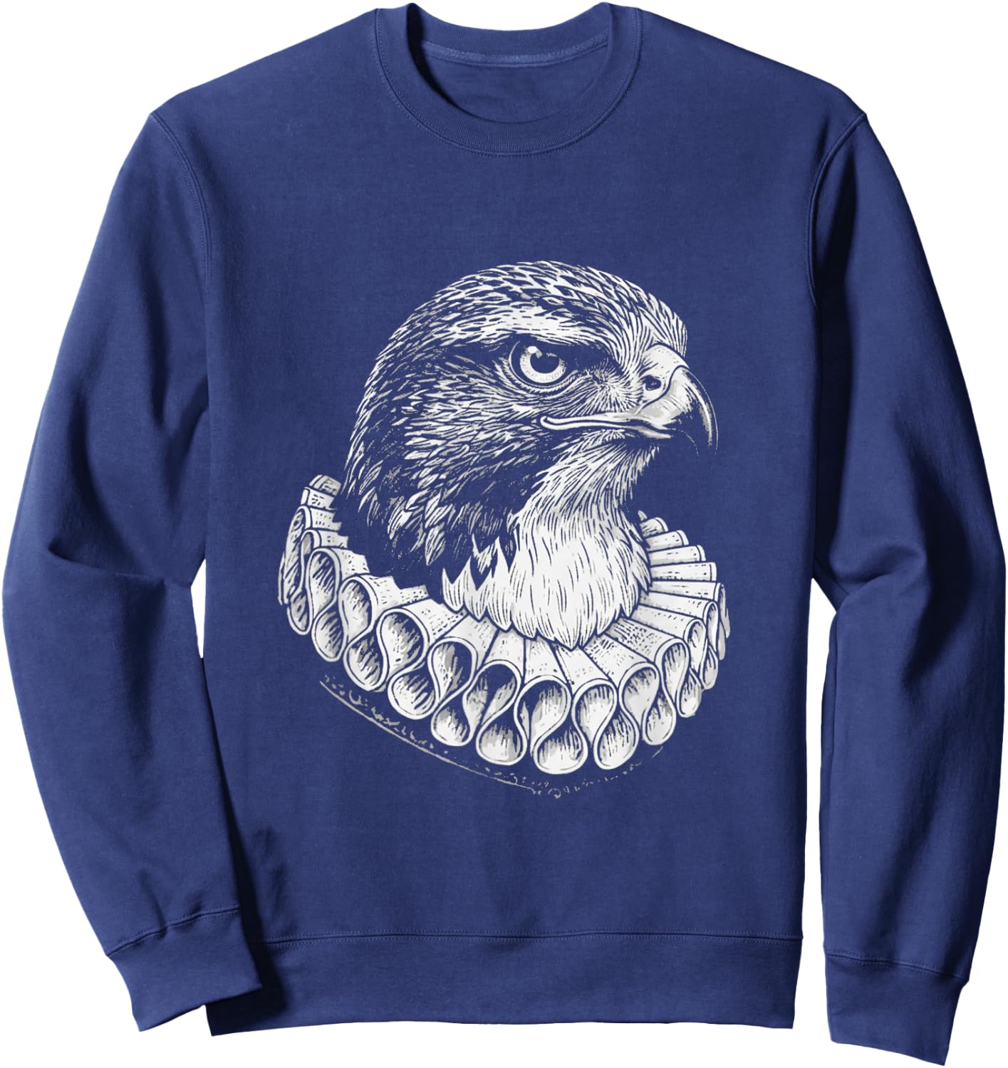 Habicht Renaissance Portrait Vintage Edle Habicht Kunst Sweatshirt - Sweatshirt | Navy