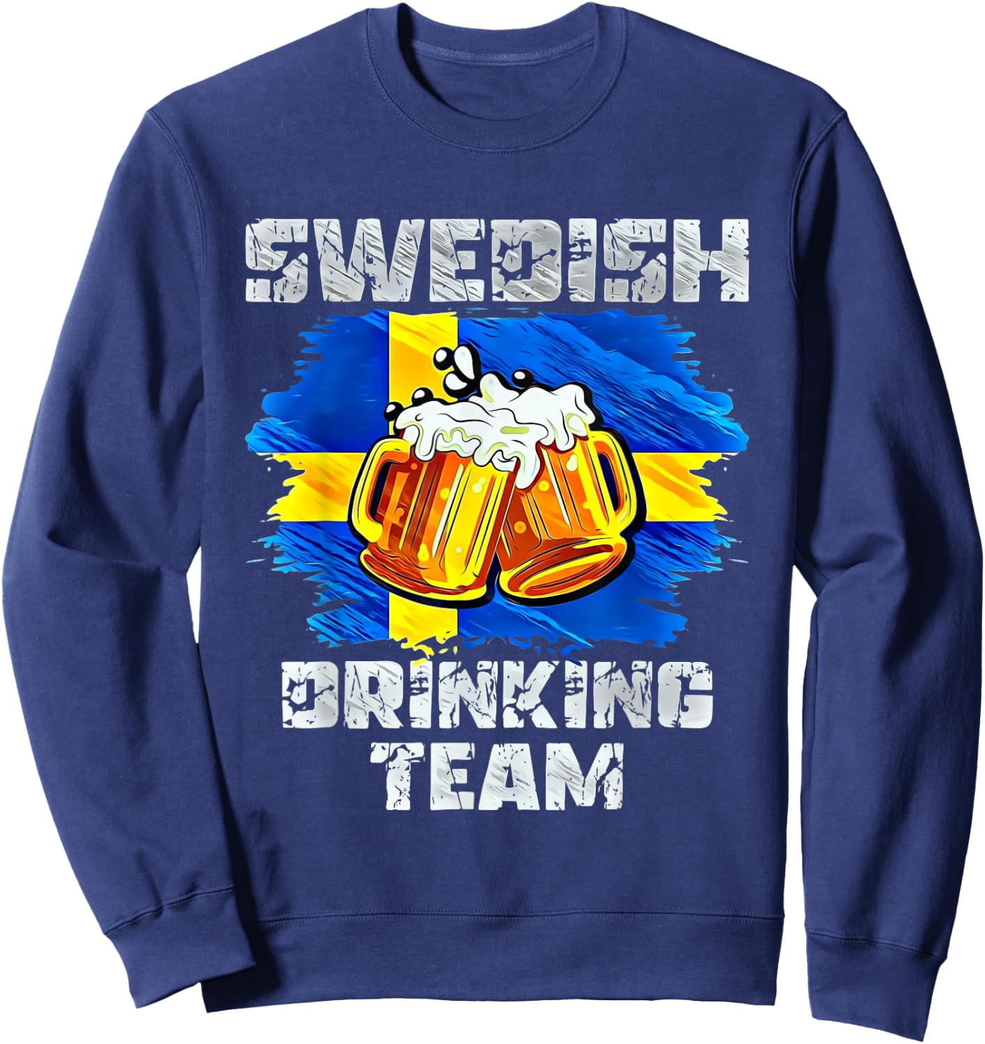 Swedish Drinking Team Sweatshirt - Sweatshirt | Navy