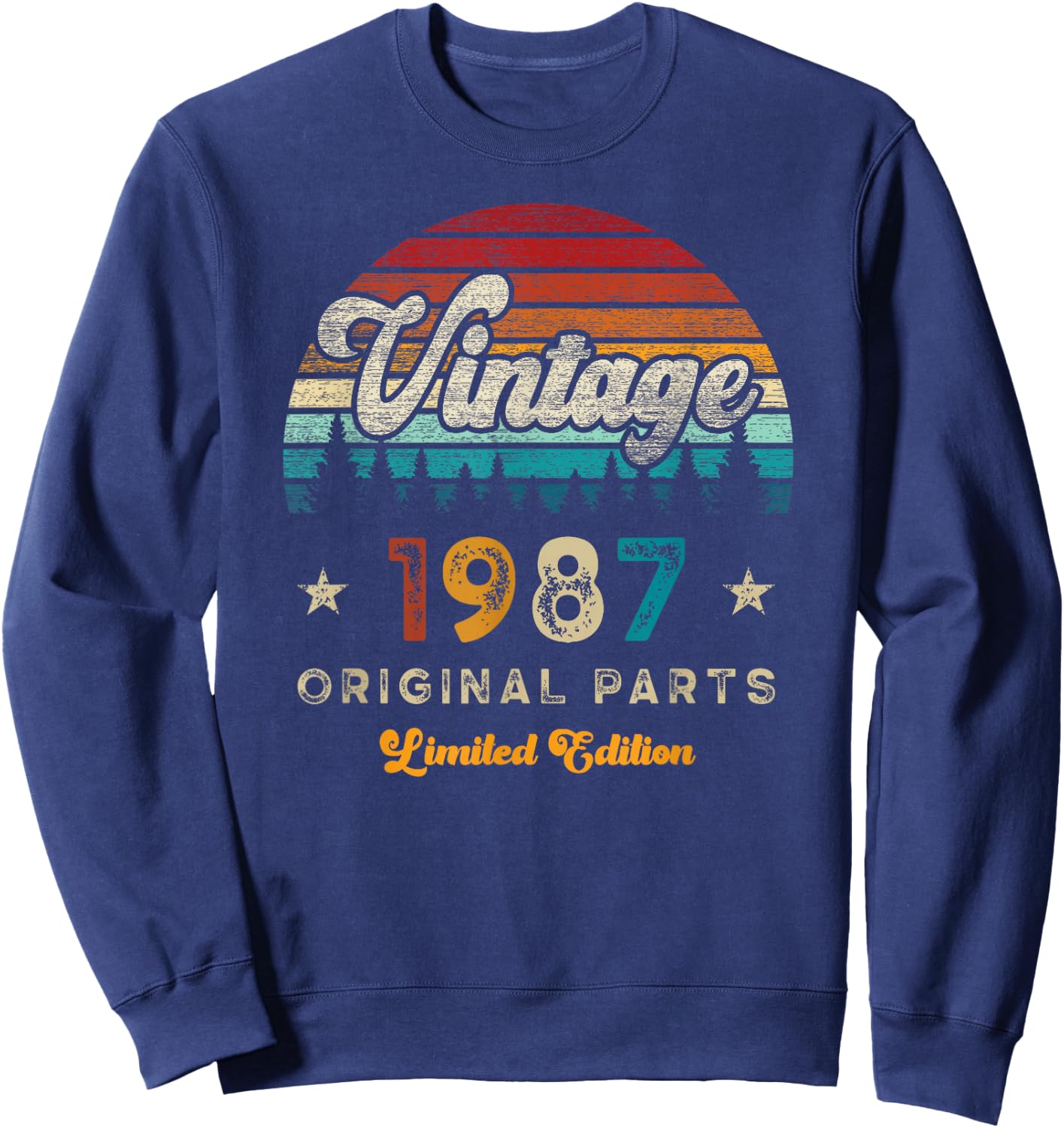 Vintage 1987 Anniversaire 39 Ans D'âge Limited Edition Sweatshirt - Sweatshirt | Navy
