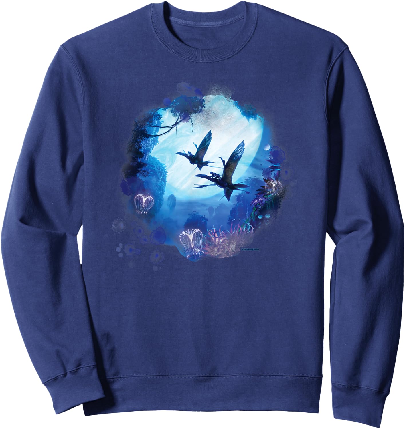 Avatar: The Way of Water Banshee NA’vi Night Flight Sweatshirt - Sweatshirt | Navy
