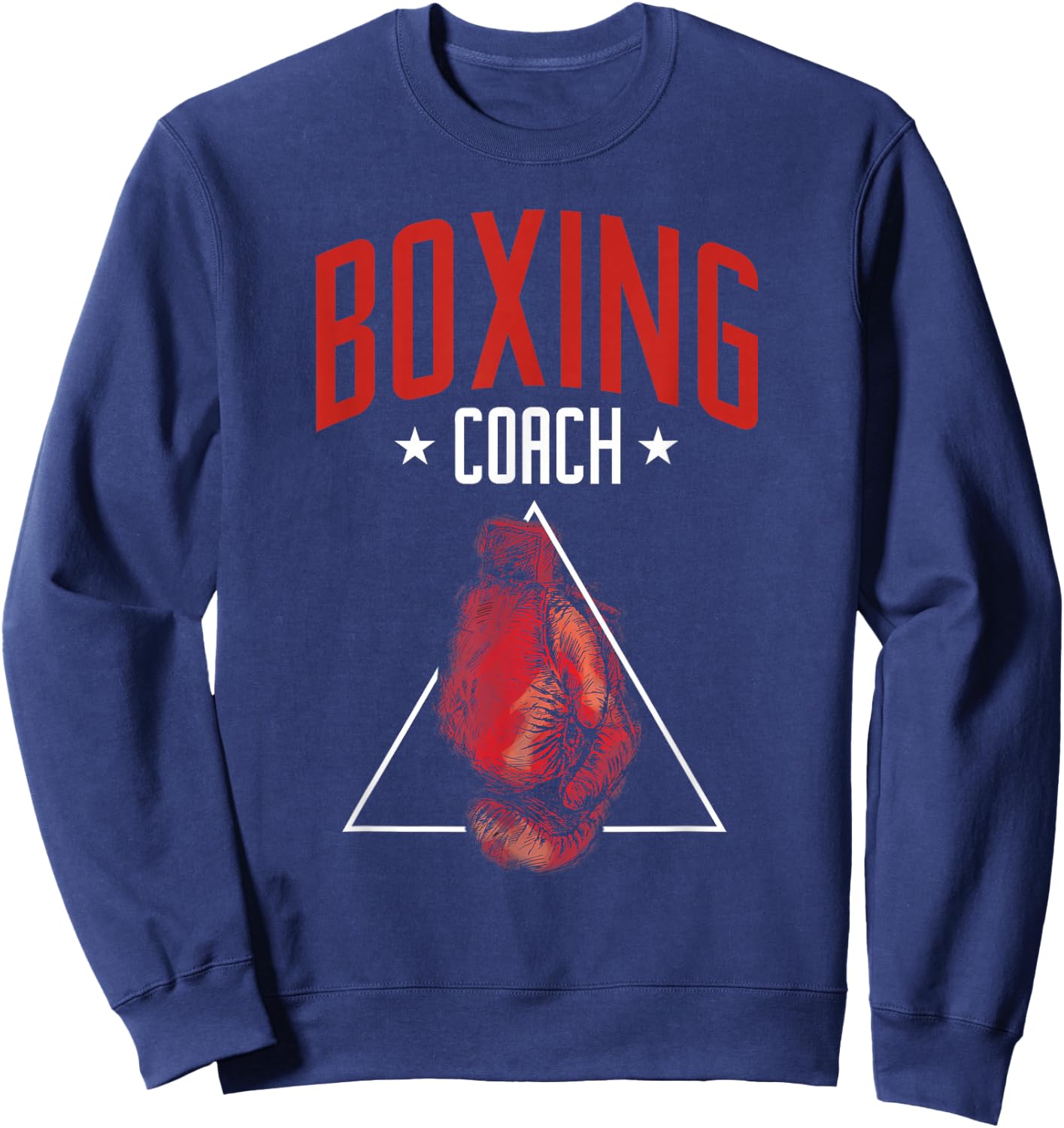 Boxing Coach | Boxing Gloves | Trainer Boxer Sweatshirt - Sweatshirt | Navy