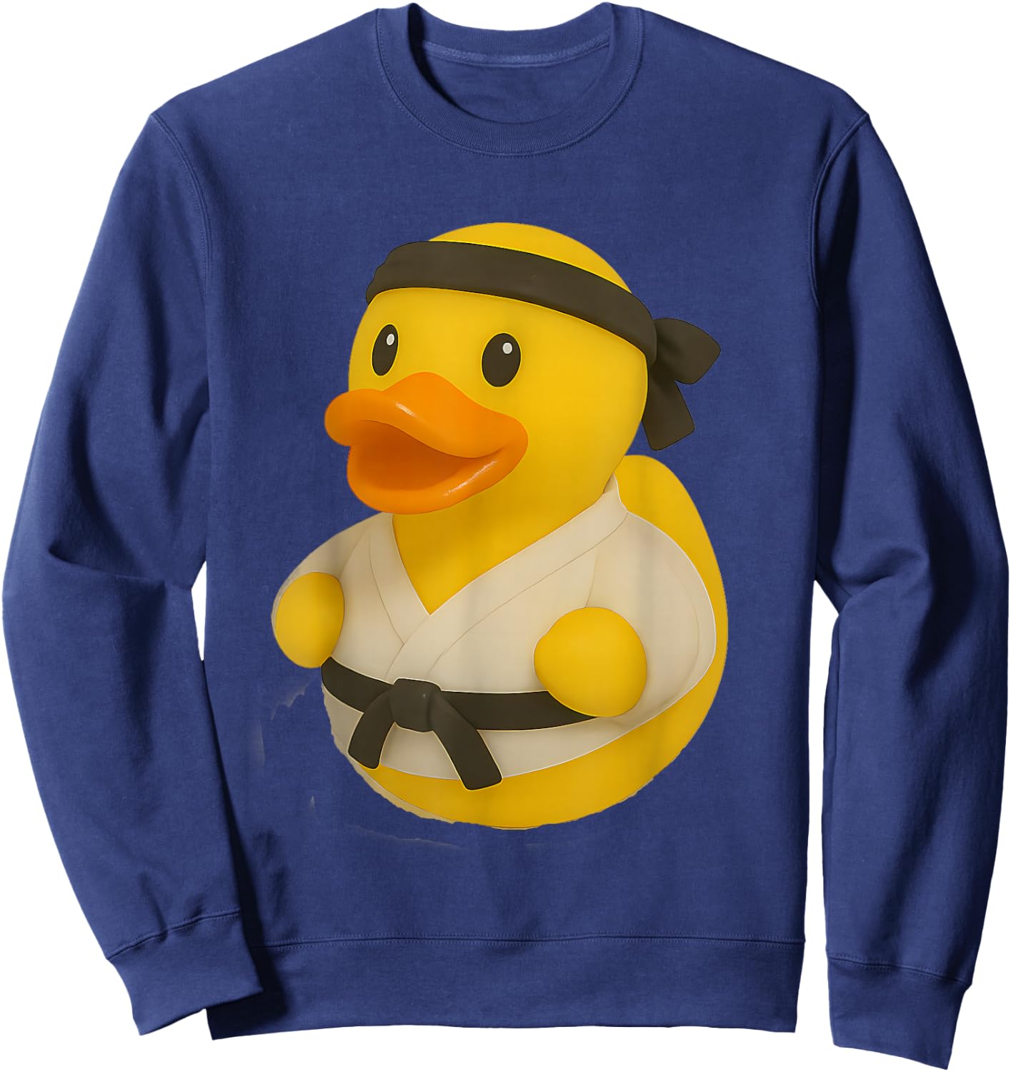 Rubber Duck Karate Ducky Duckie Men Women Kids Sweatshirt - Sweatshirt | Navy