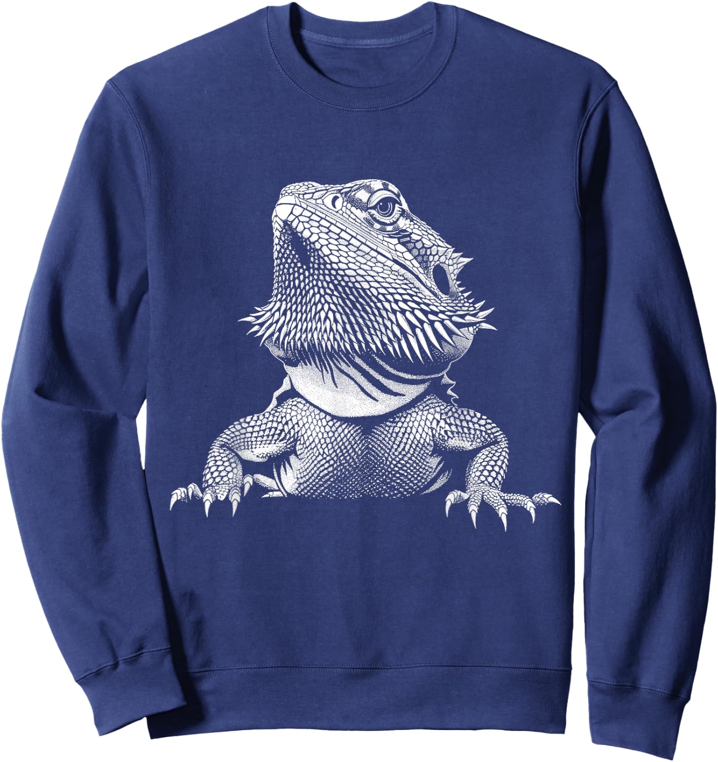 Bearded Dragon Reptile Lover Sweatshirt - Sweatshirt | Navy