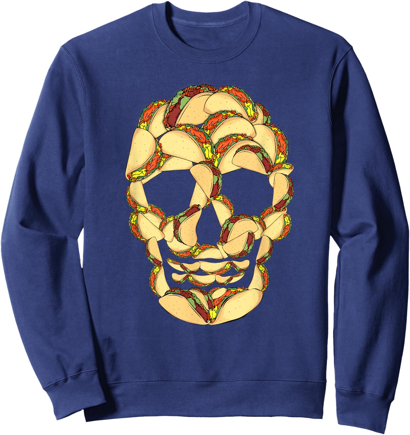 Taco Lover Men Cinco De Mayo Mexican Food Tacos Sweatshirt - Sweatshirt | Navy