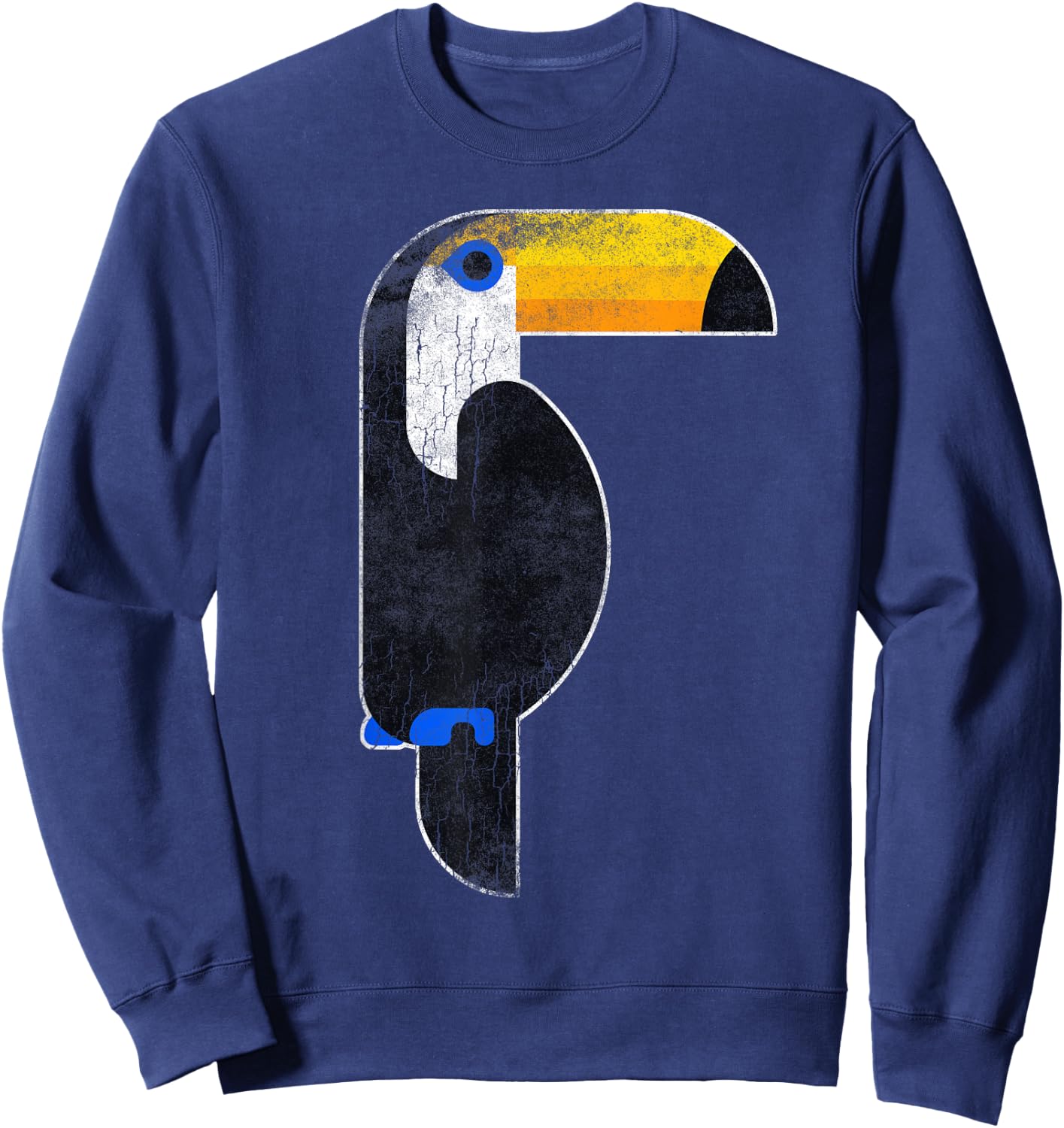 Toucan Costume Nose Mask T Shirt Gifts Tropical Bird Sweatshirt - Sweatshirt | Navy