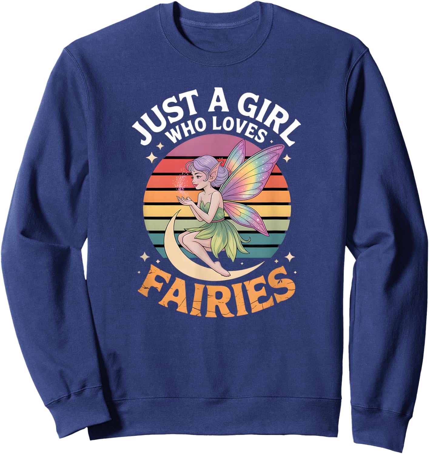 Girls Fairy Sweatshirt - Sweatshirt | Navy