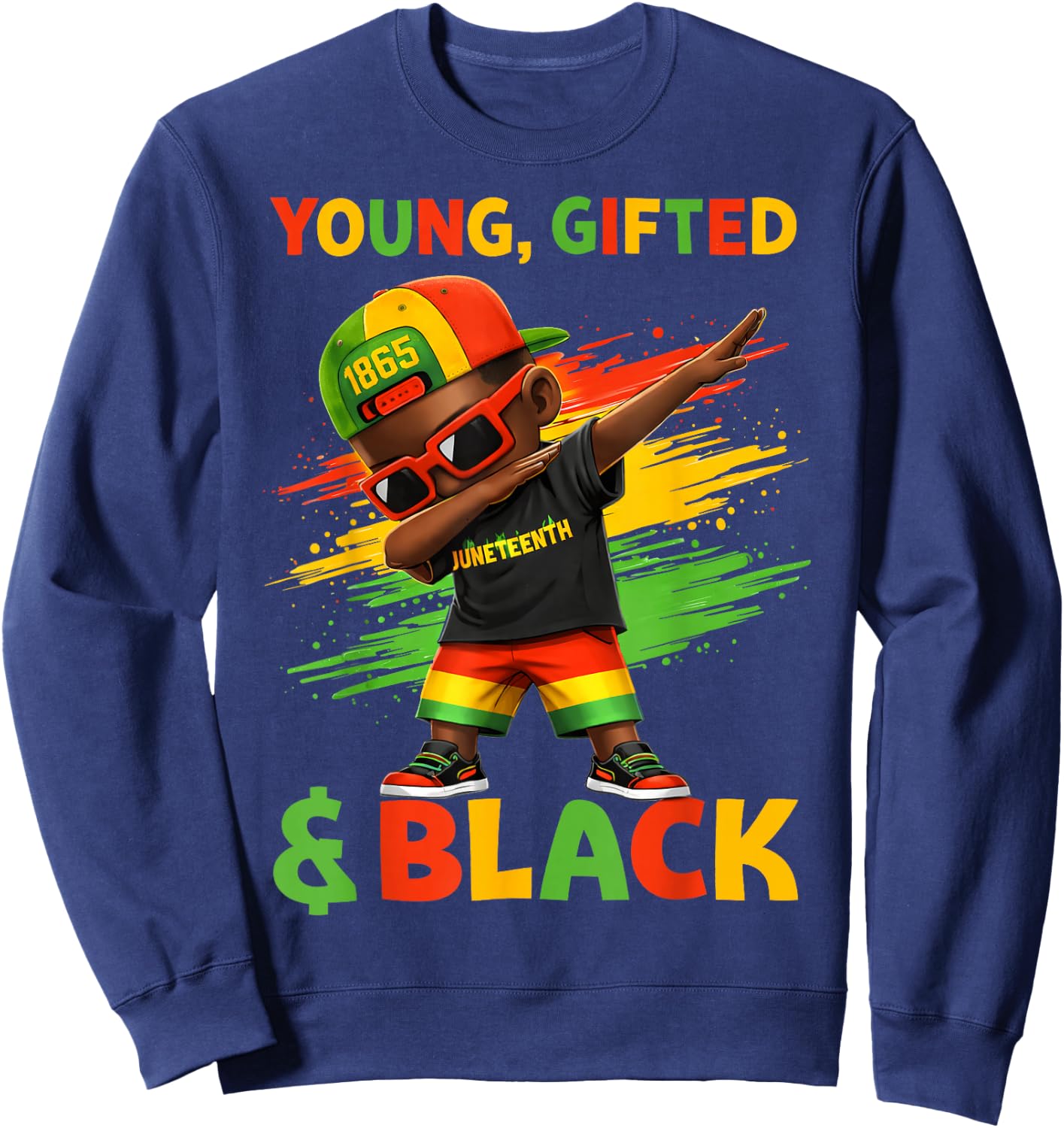 Boys Black History Sweatshirt - Sweatshirt | Navy