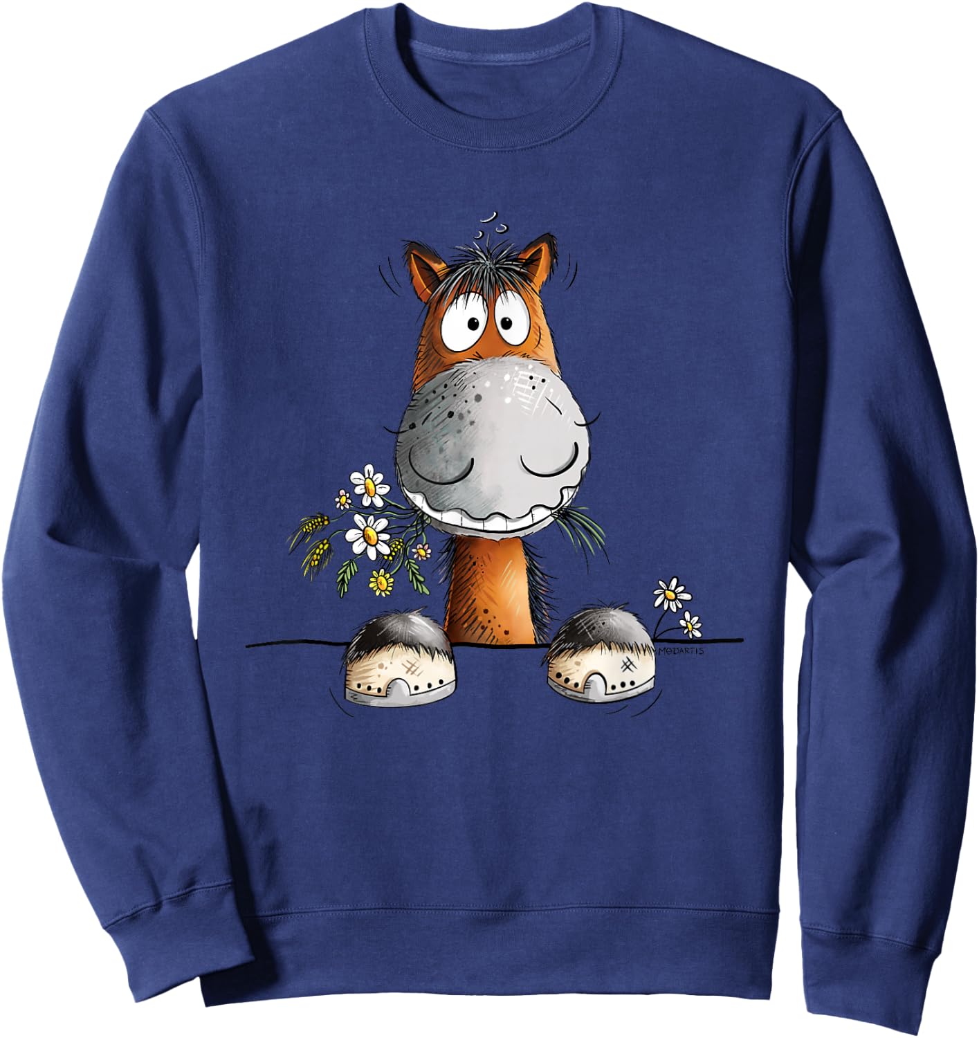 Lustiges Pferd I Pony I Pferde Fan I Pferdemotiv Fun Sweatshirt - Sweatshirt | Navy