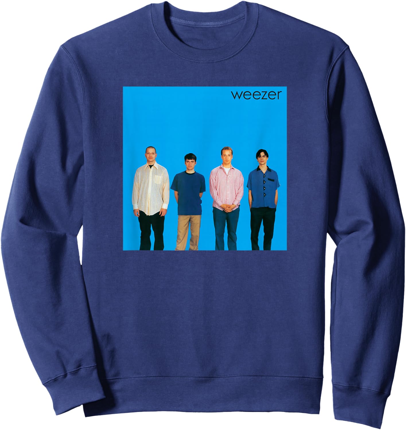 Weezer Album Cover Blue Sweatshirt - Sweatshirt | Navy