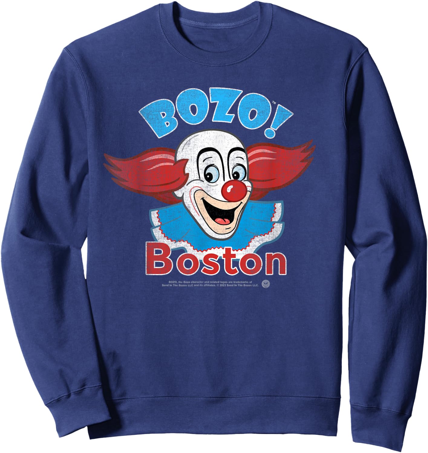 Bozo the Clown - Boston Vintage Sweatshirt - Sweatshirt | Navy