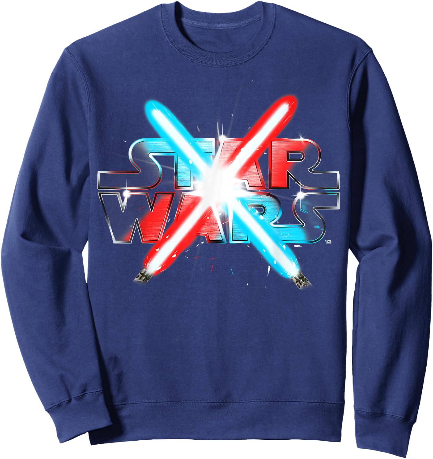 Star Wars Dueling Lightsabers Sweatshirt - Sweatshirt | Navy