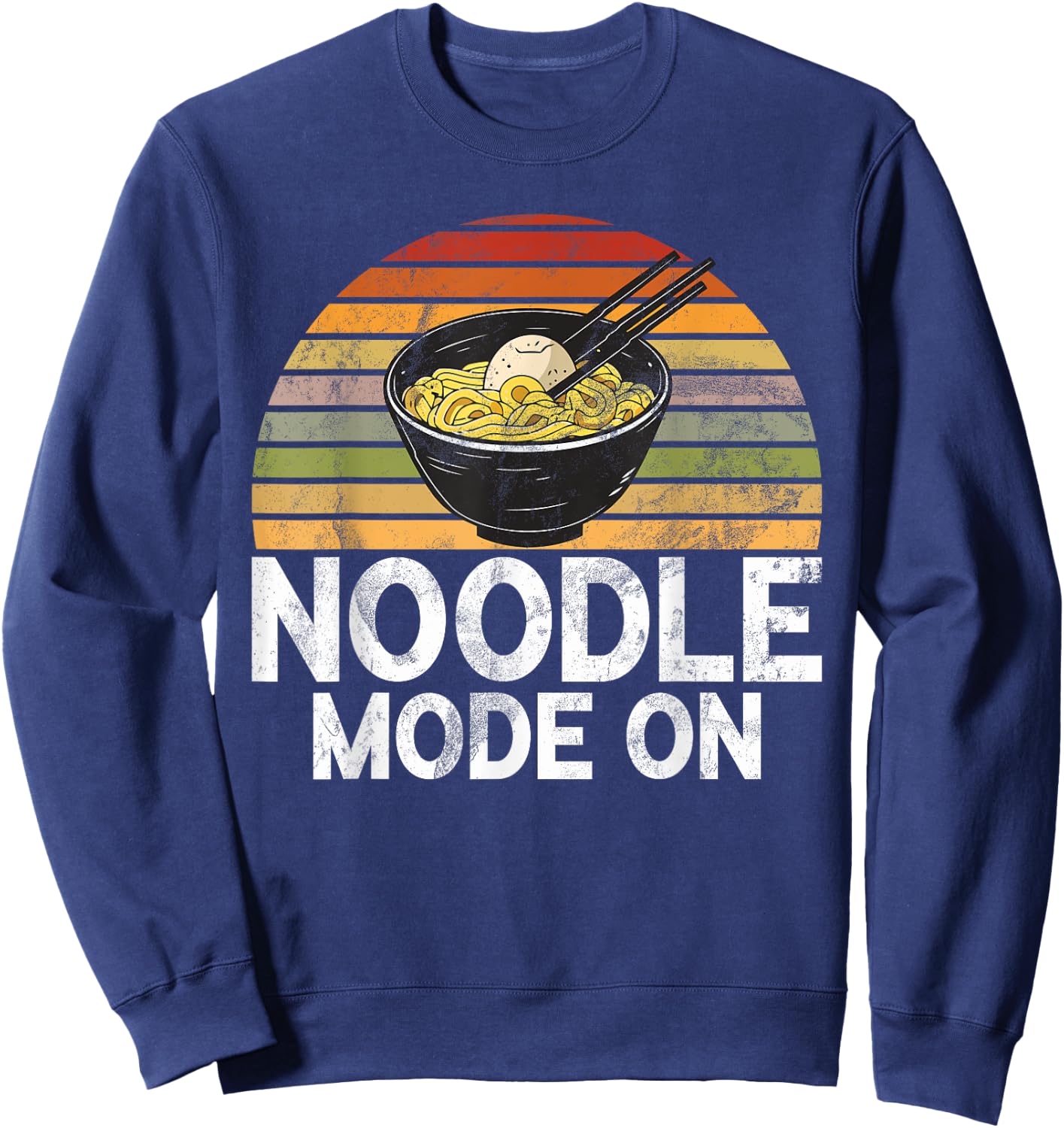 Noodle Mode On Noodles Sweatshirt - Sweatshirt | Navy