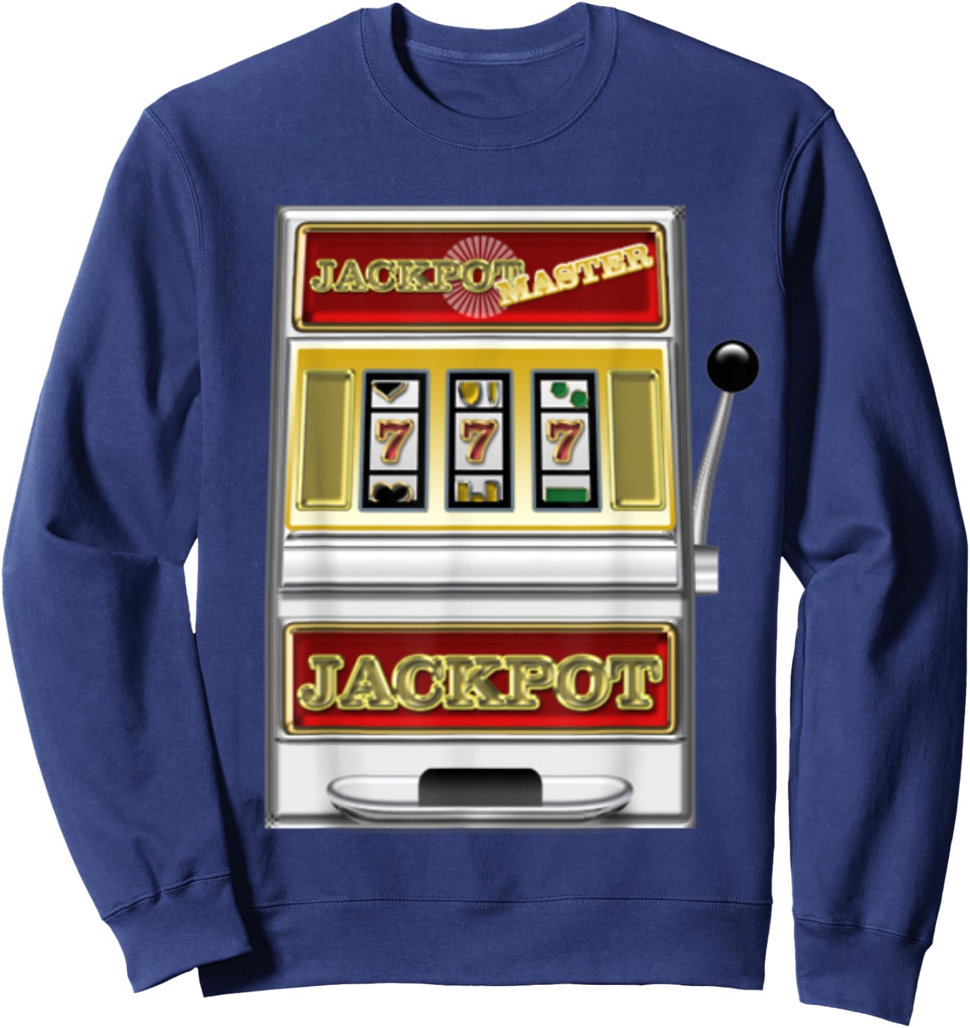 Jackpot", your a Slot Machine, no hassle costume ! Sweatshirt - Sweatshirt | Navy