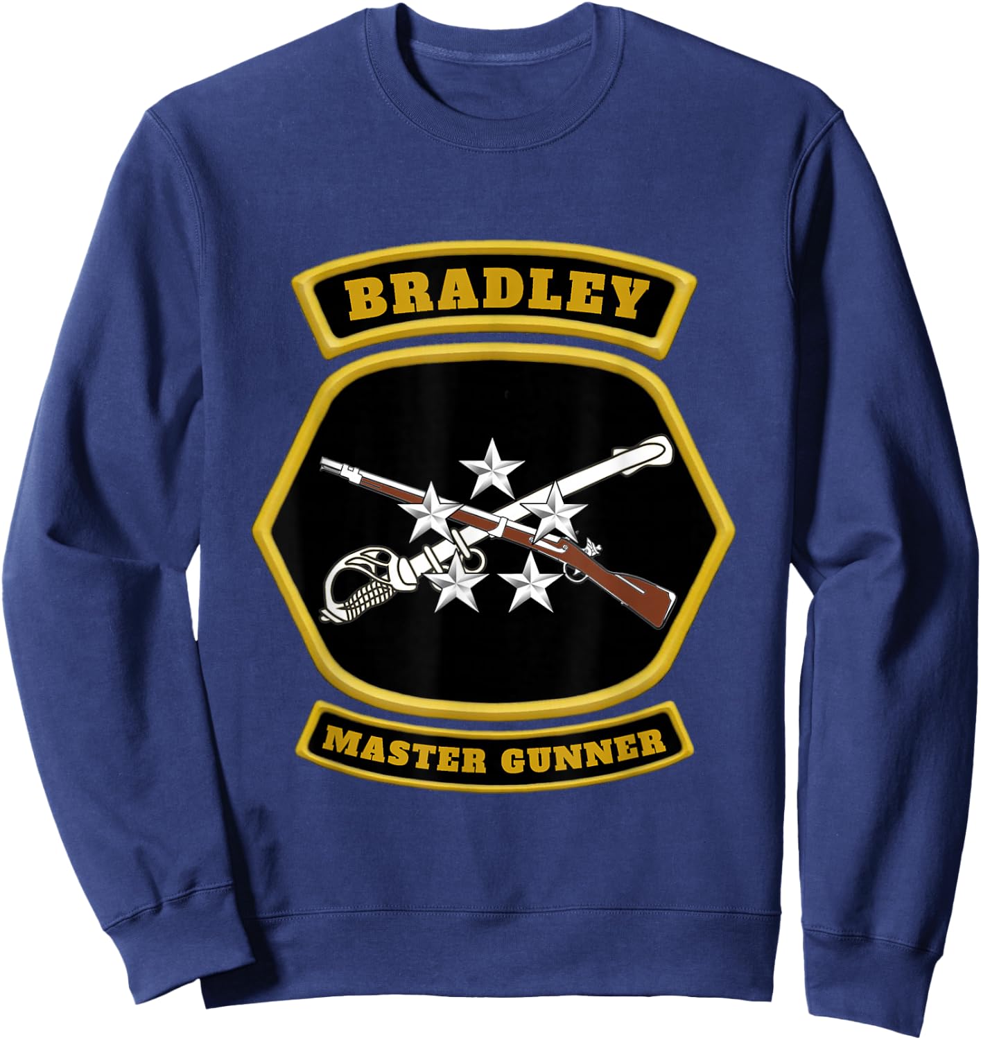 Bradley Master Gunner Emblem graphic Sweatshirt - Sweatshirt | Navy