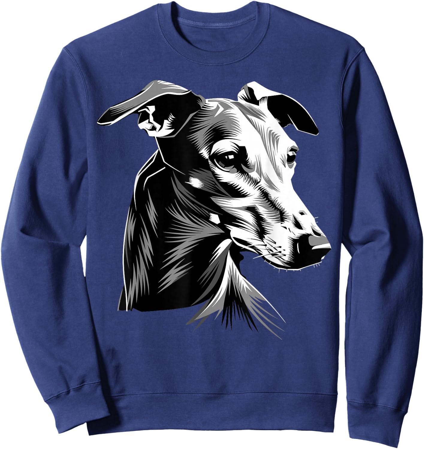 Greyhound Dog Love Greyhound Greyhound , black Sweatshirt - Sweatshirt | Navy