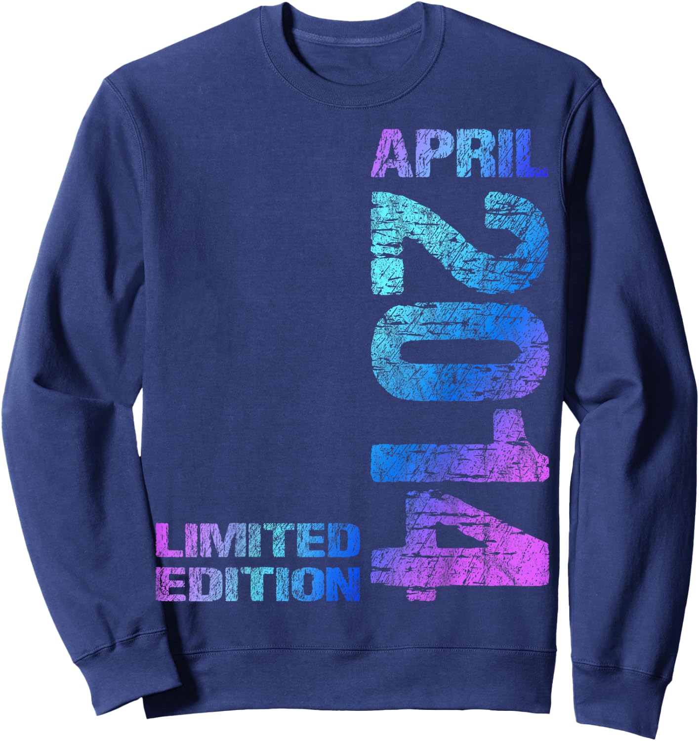 April 2014 Junge Mädchen 12. Geburtstag Limited Edition 12 Sweatshirt - Sweatshirt | Navy