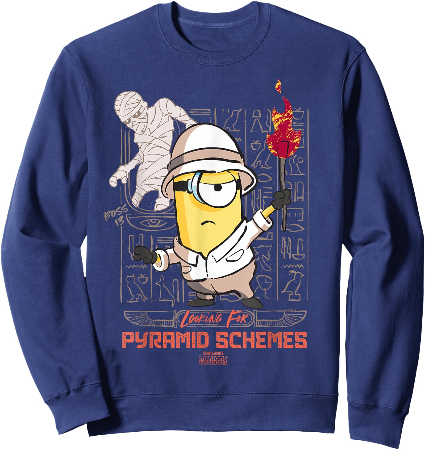 Minions & Monsters Pyramid Schemes Sweatshirt - Sweatshirt | Navy
