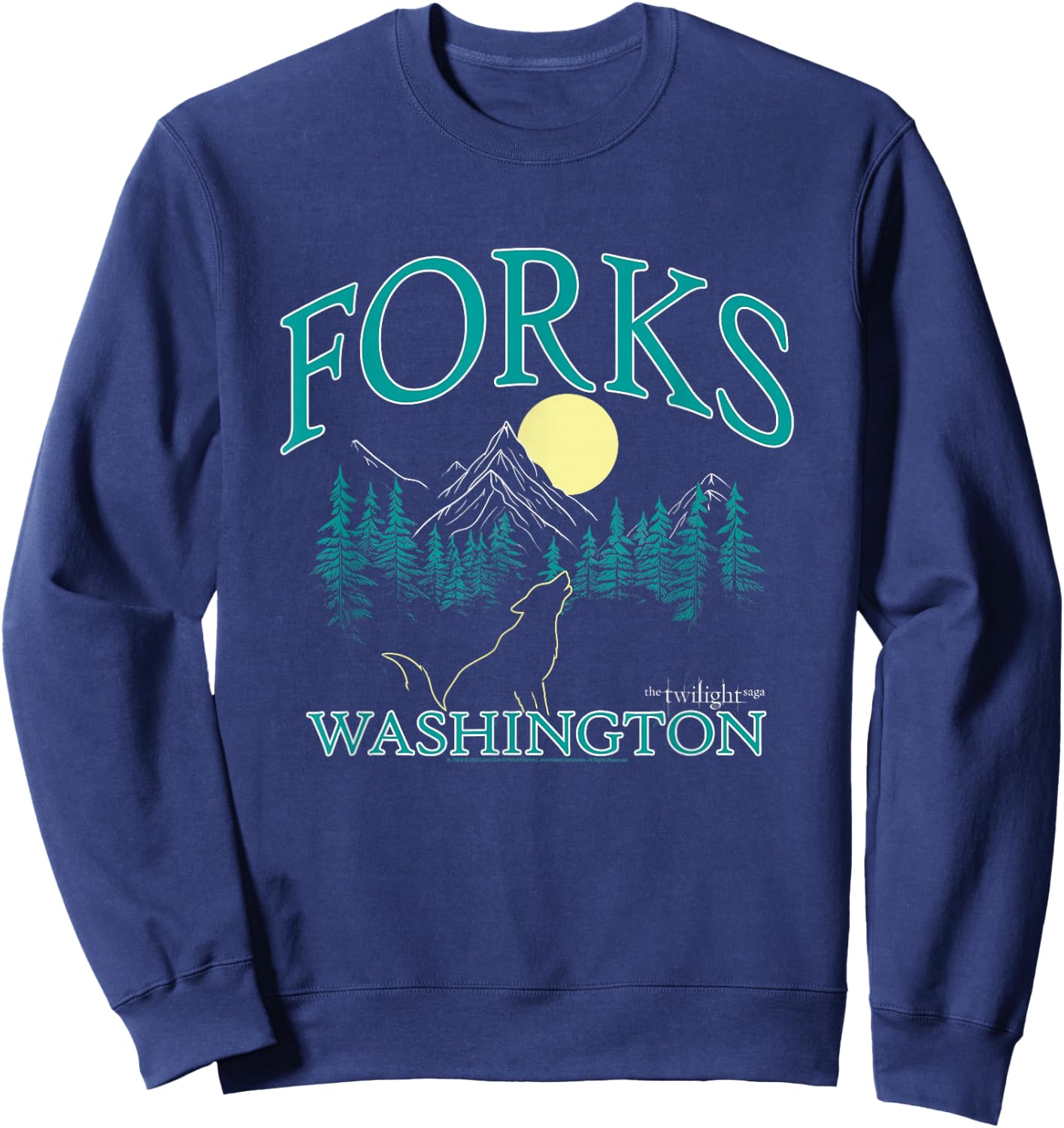 Twilight Forks Washington Movie Sweatshirt - Sweatshirt | Navy