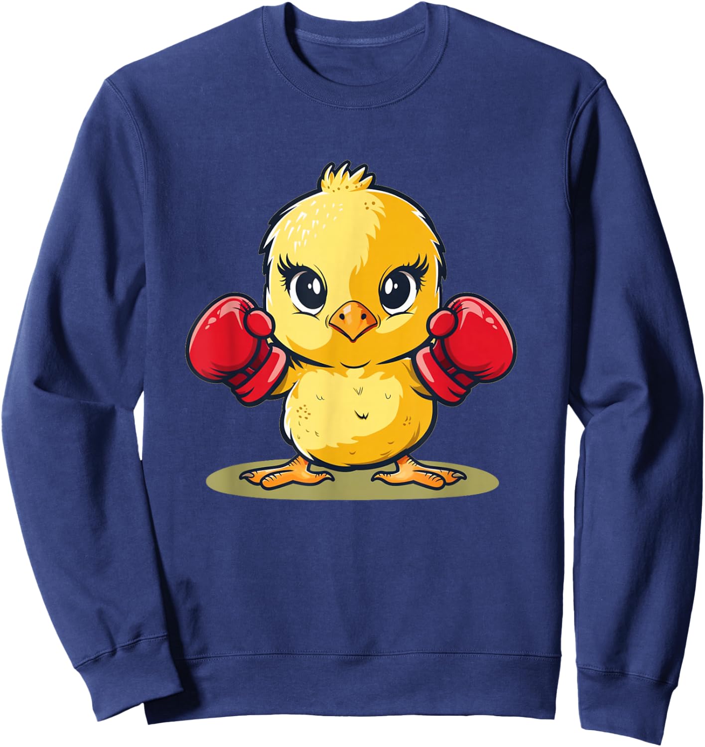 Pretty boxing Chick Costume for punching Gloves Lovers Sweatshirt - Sweatshirt | Navy