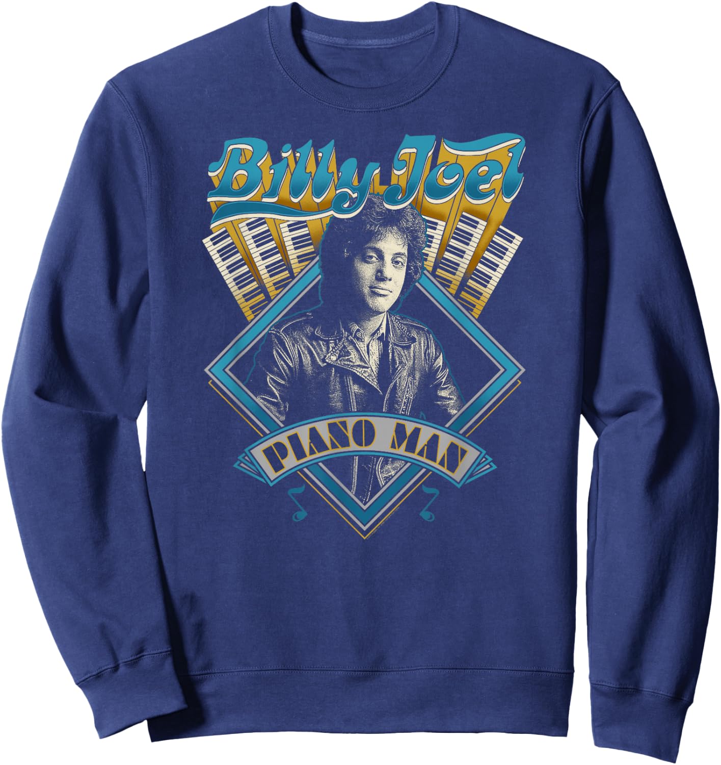 Billy Joel - The Piano Man Sweatshirt - Sweatshirt | Navy