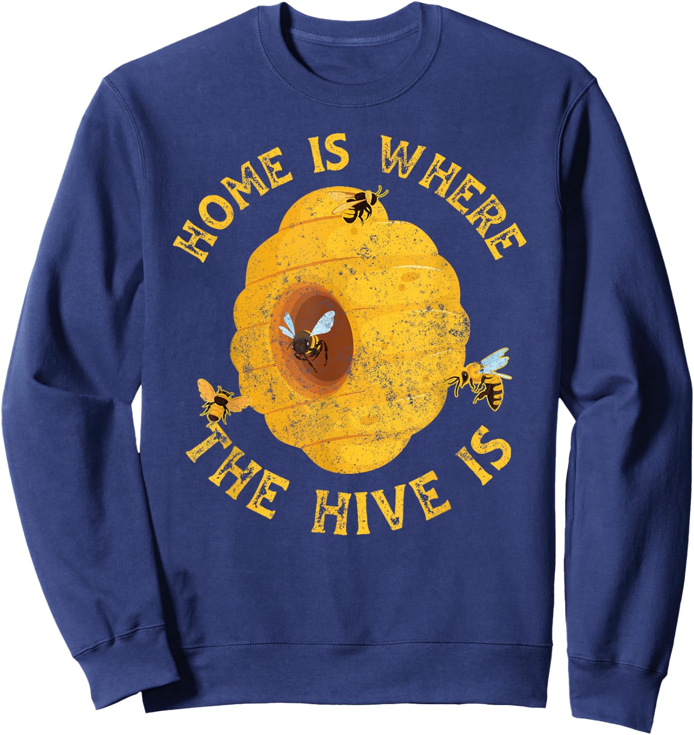 Beekeeper Bee Hive Bee Sweatshirt - Sweatshirt | Navy