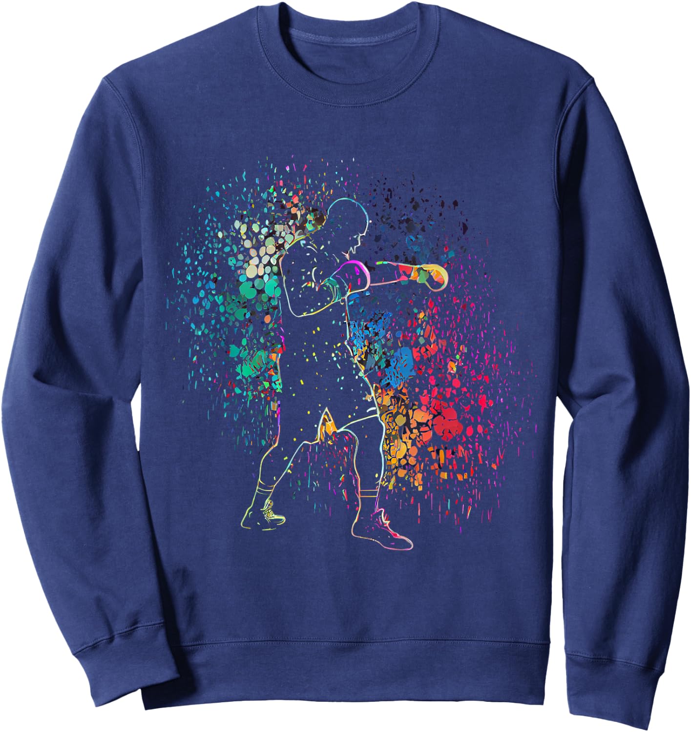 Boxing Boxer Competition Fight Boxing Coach Sport Boxing Sweatshirt - Sweatshirt | Navy