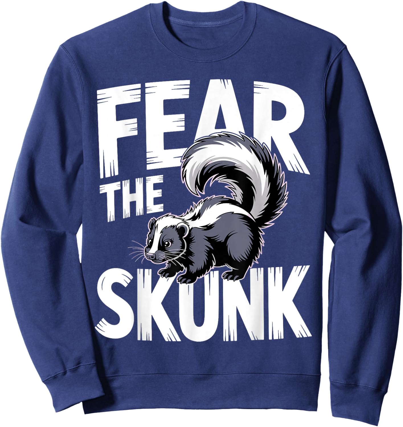 Cute Skunk Design Women Kids Animal Skunk Lovers Sweatshirt - Sweatshirt | Navy