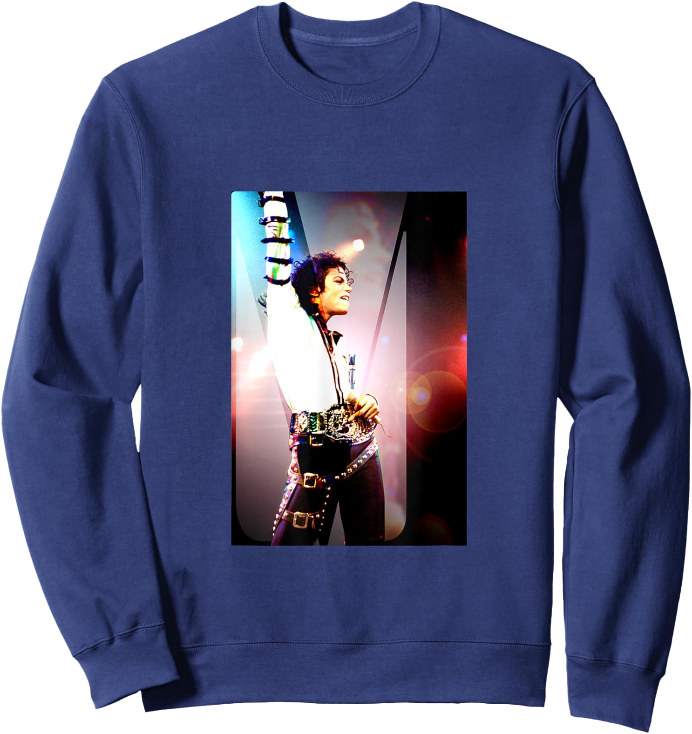 Michael Jackson_017 , Black, S Sweatshirt - Sweatshirt | Navy