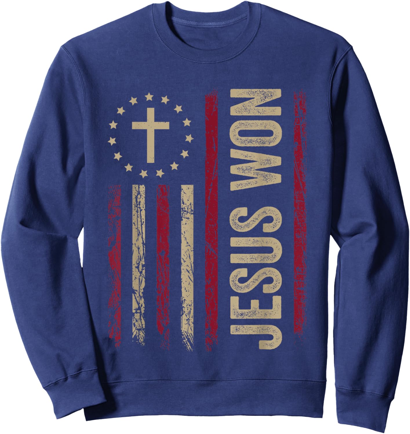 Jesus Won Sweatshirt - Sweatshirt | Navy
