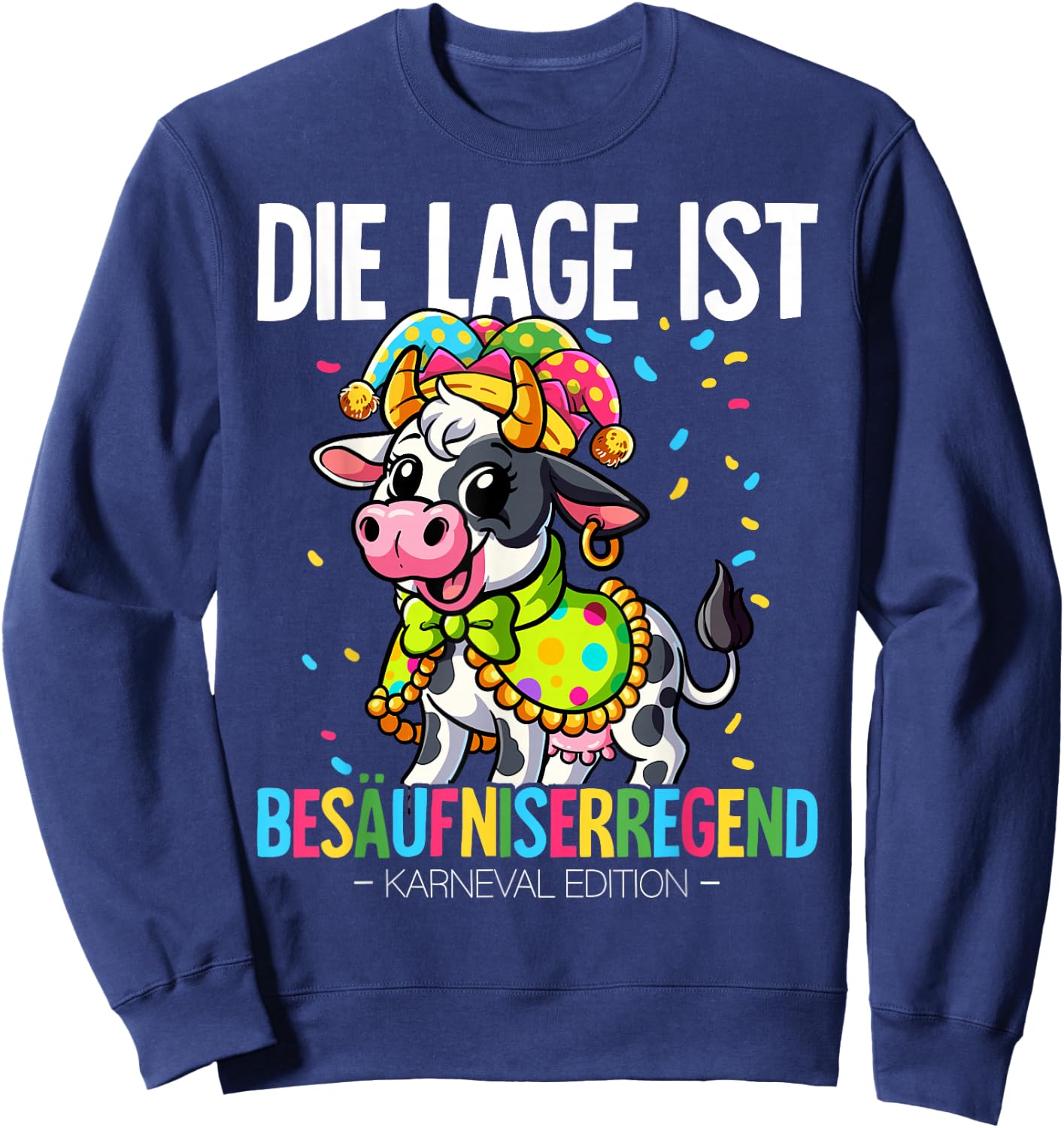 Cologne Carnival , black Sweatshirt - Sweatshirt | Navy