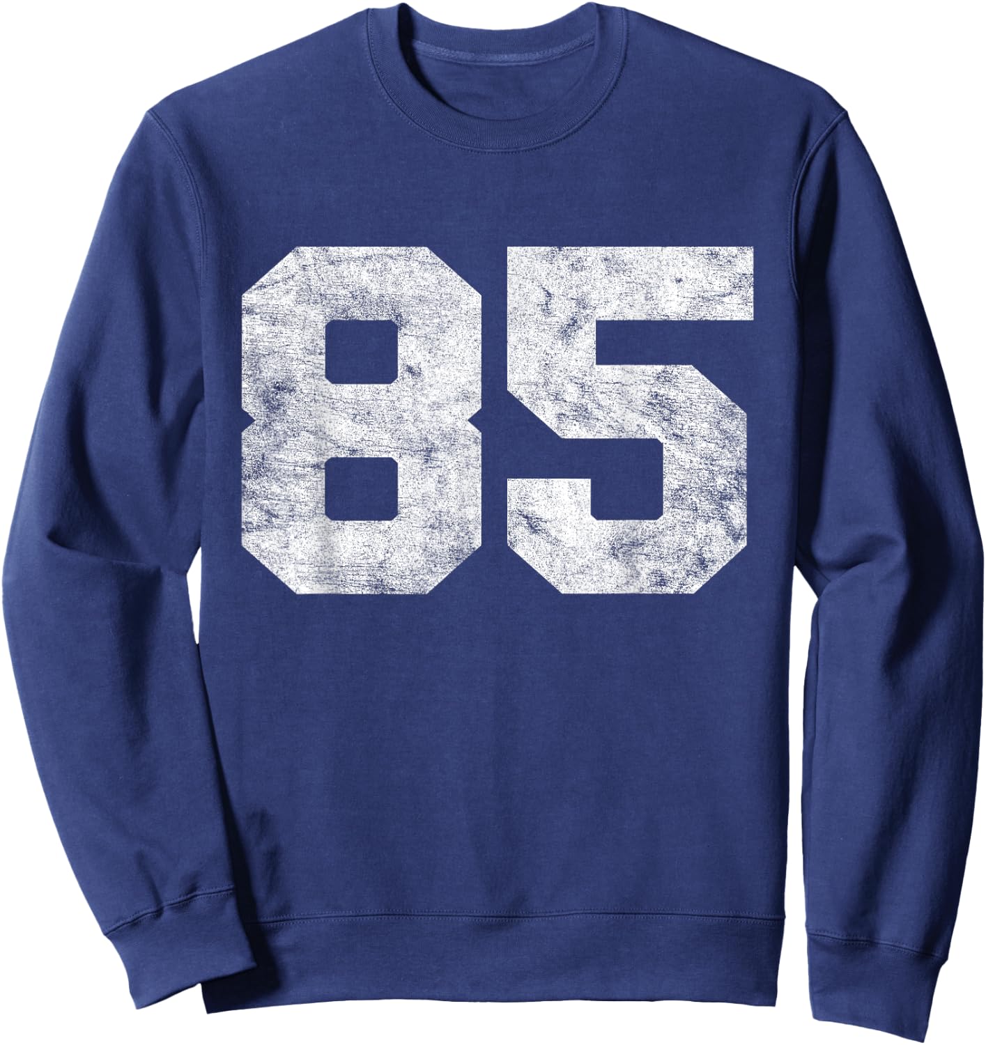 Vintage Lucky Number 85 Birthday Sports Player Team Athlete Sweatshirt - Sweatshirt | Navy