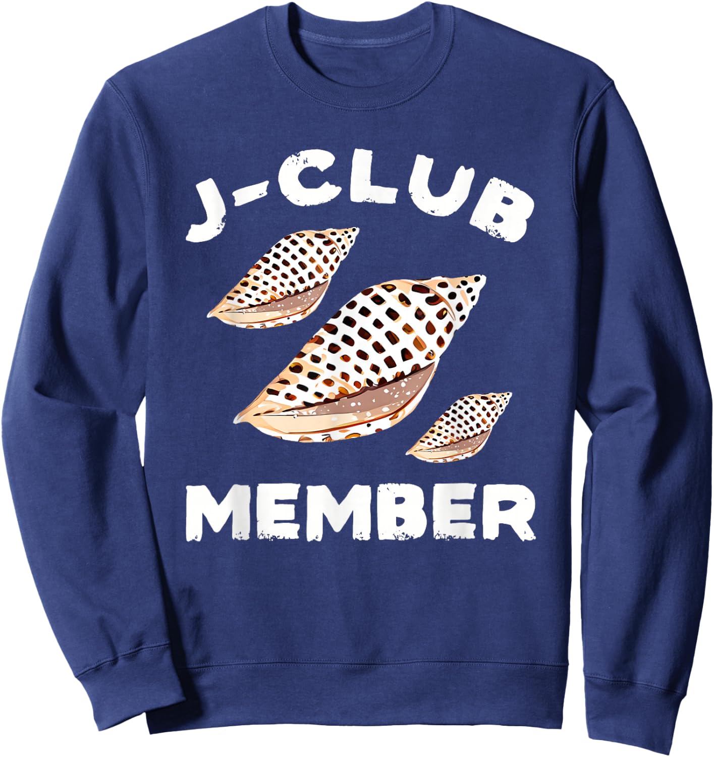 Junonia Club Member J-Club Seashell Bucket List Beachcomber Sweatshirt - Sweatshirt | Navy