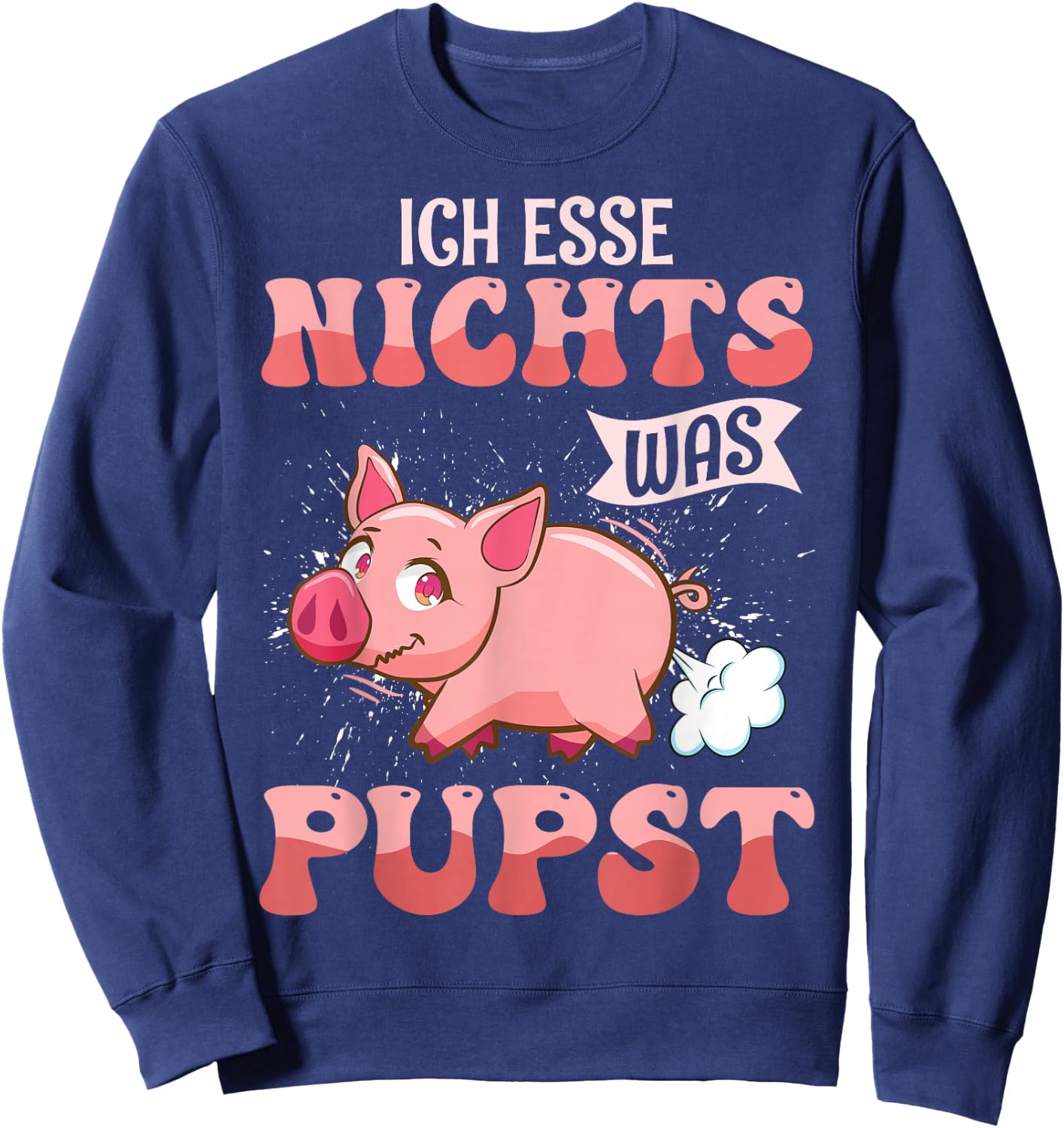 Animal Lovers Vegan Vegan , black, s Sweatshirt - Sweatshirt | Navy